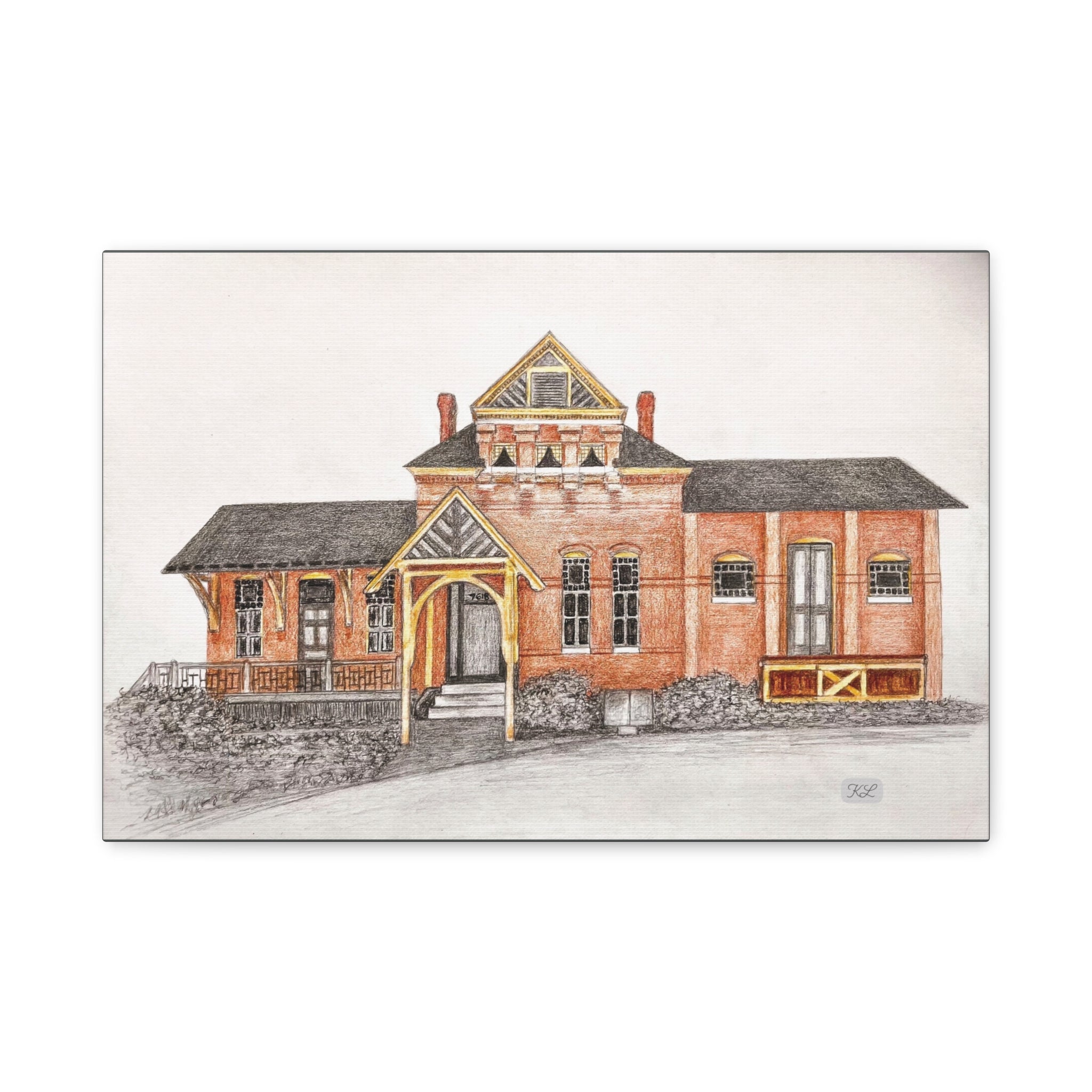 Sykesville Station Canvas Wall Art
