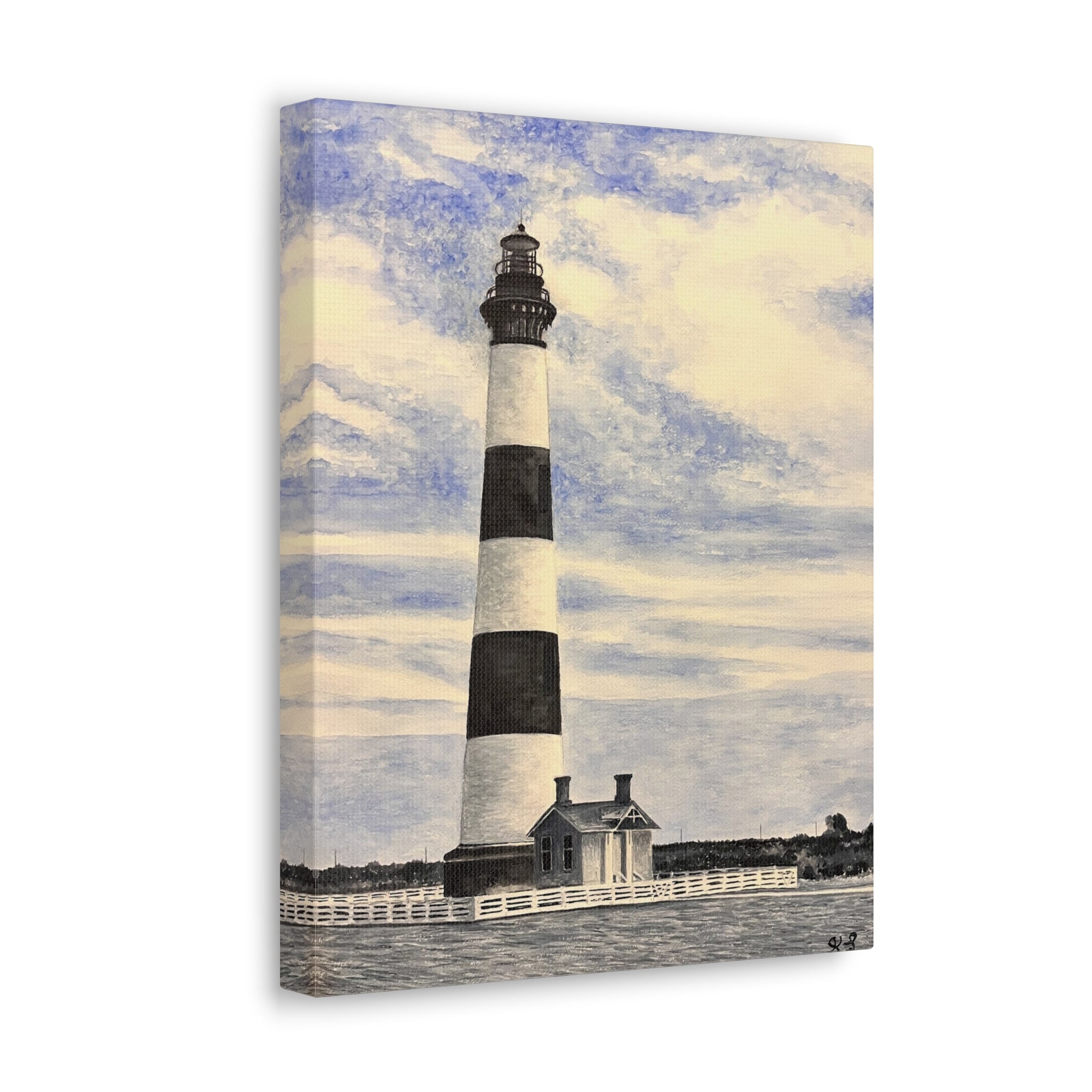 Bodie Island Lighthouse Canvas Gallery Wraps