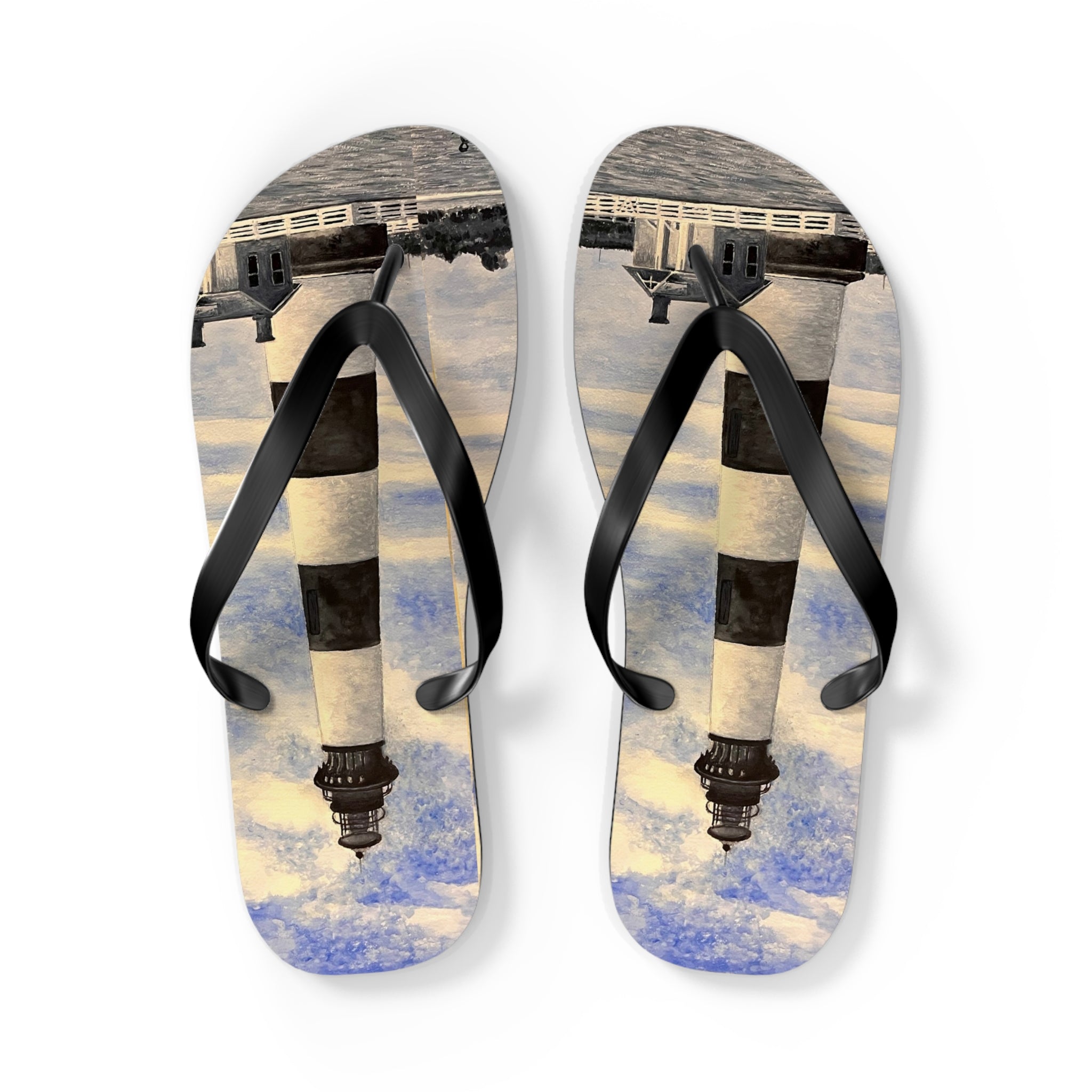 Bodie Island Lighthouse Flip Flops