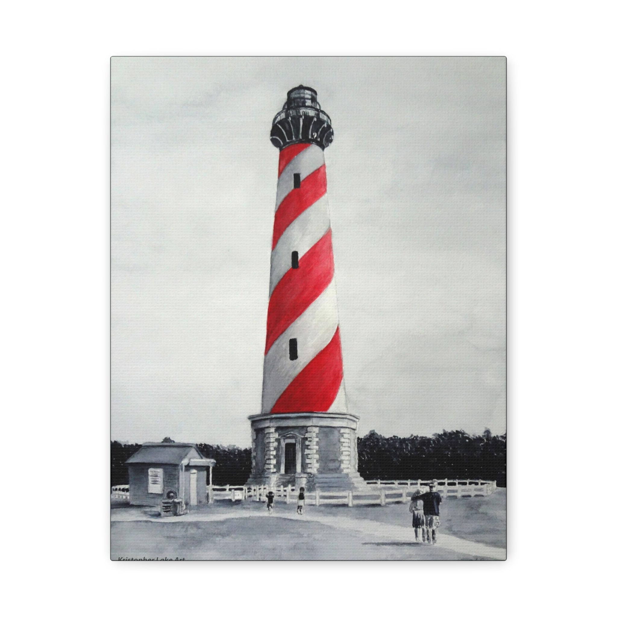 Hatteras Lighthouse (Surreal) Canvas Gallery Wraps
