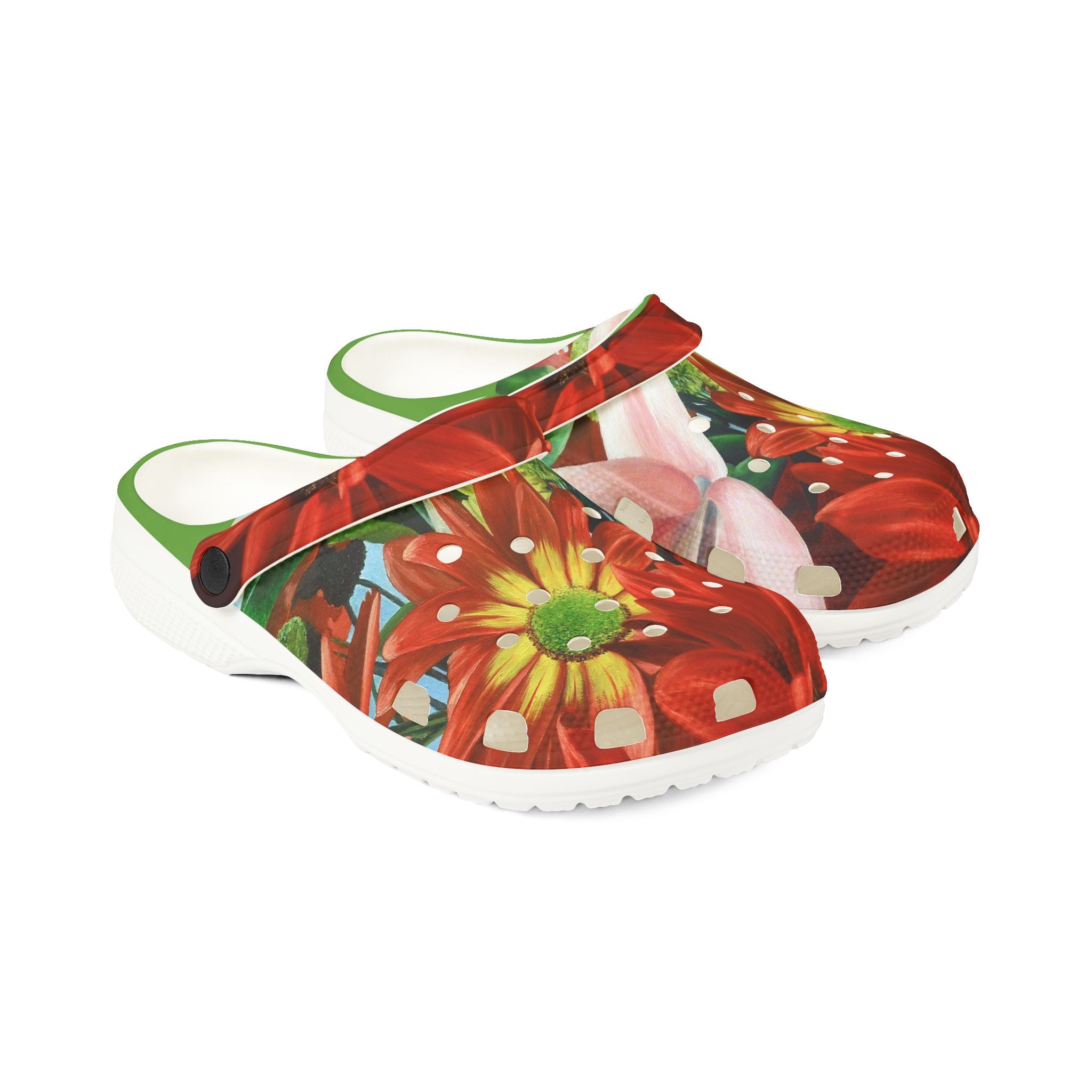 Bunch of Flowers Clogs shoes