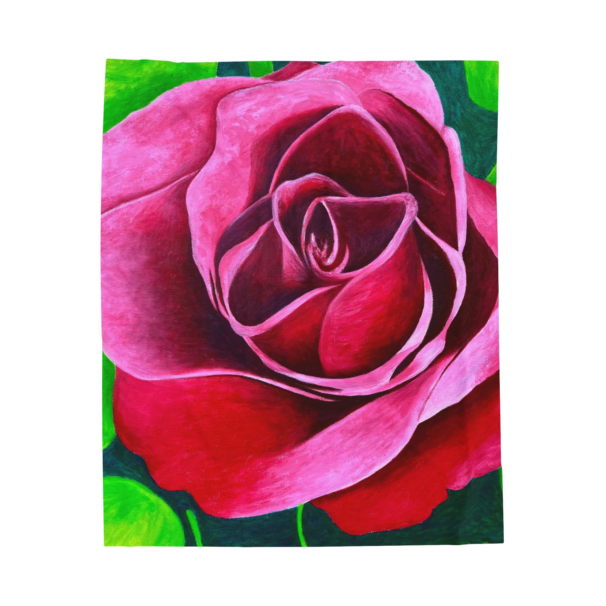 Second Rose Velveteen Plush Blanket