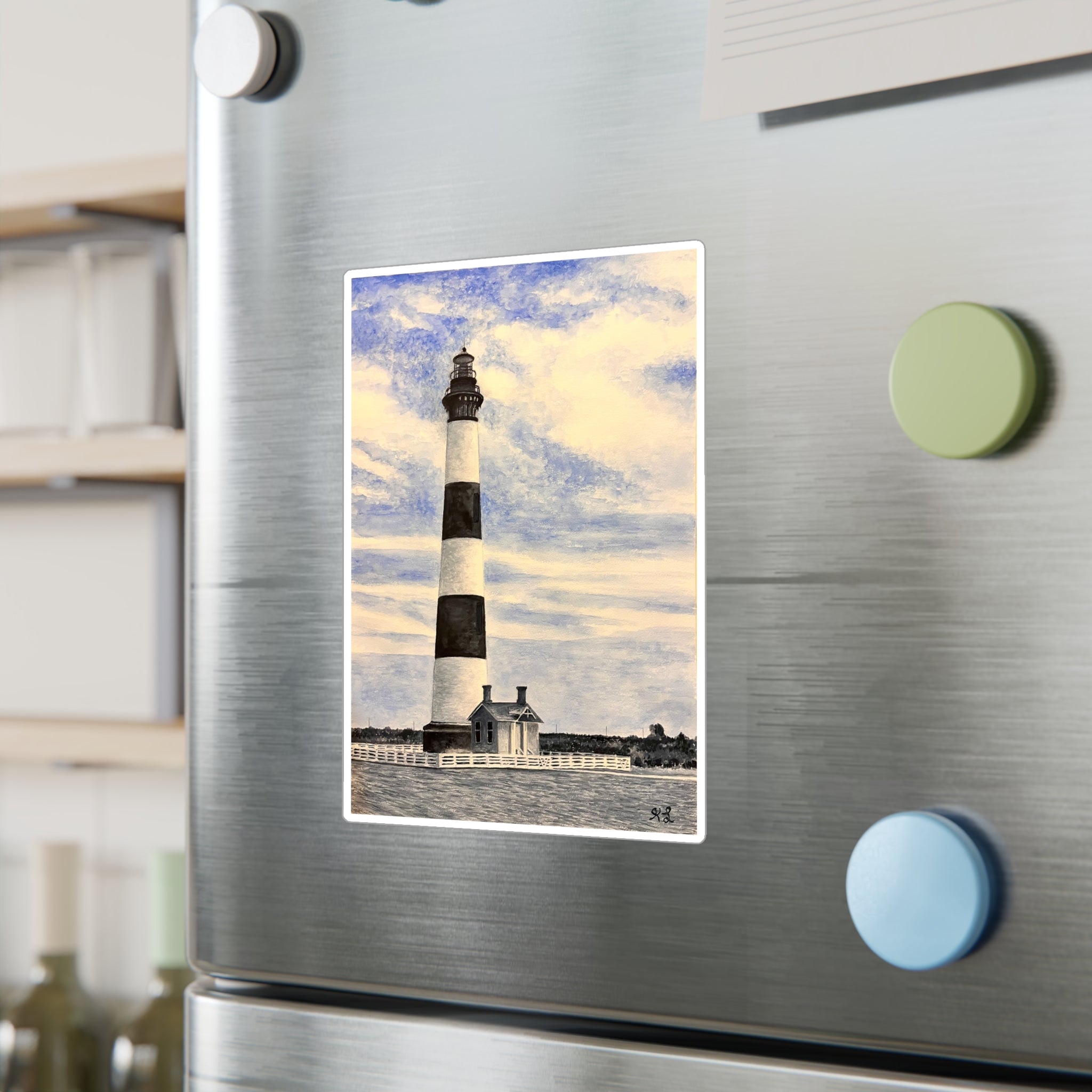 Bodie Island Lighthouse Kiss-Cut Vinyl Decals