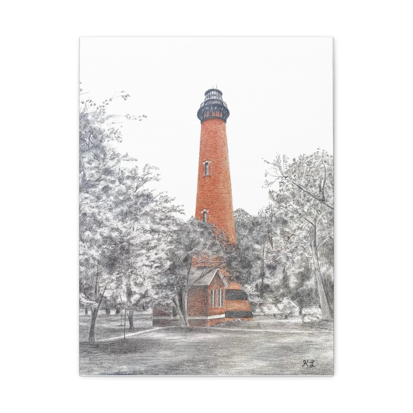 Currituck Lighthouse Canvas Gallery Wrap
