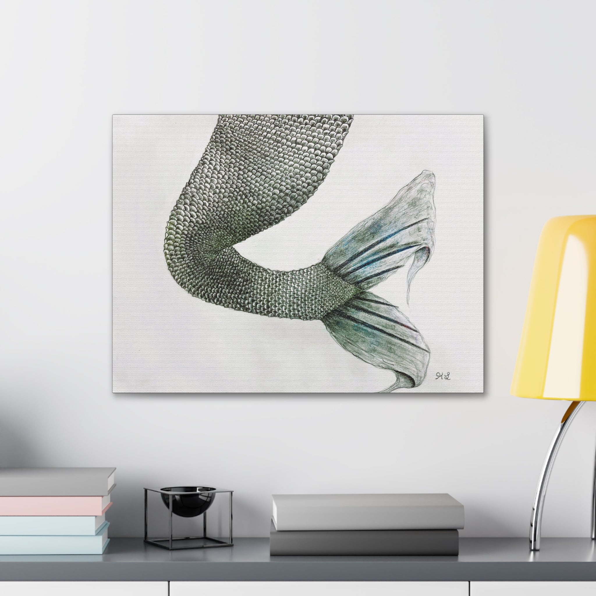 OBX Mermaid #1 Canvas Gallery Wraps