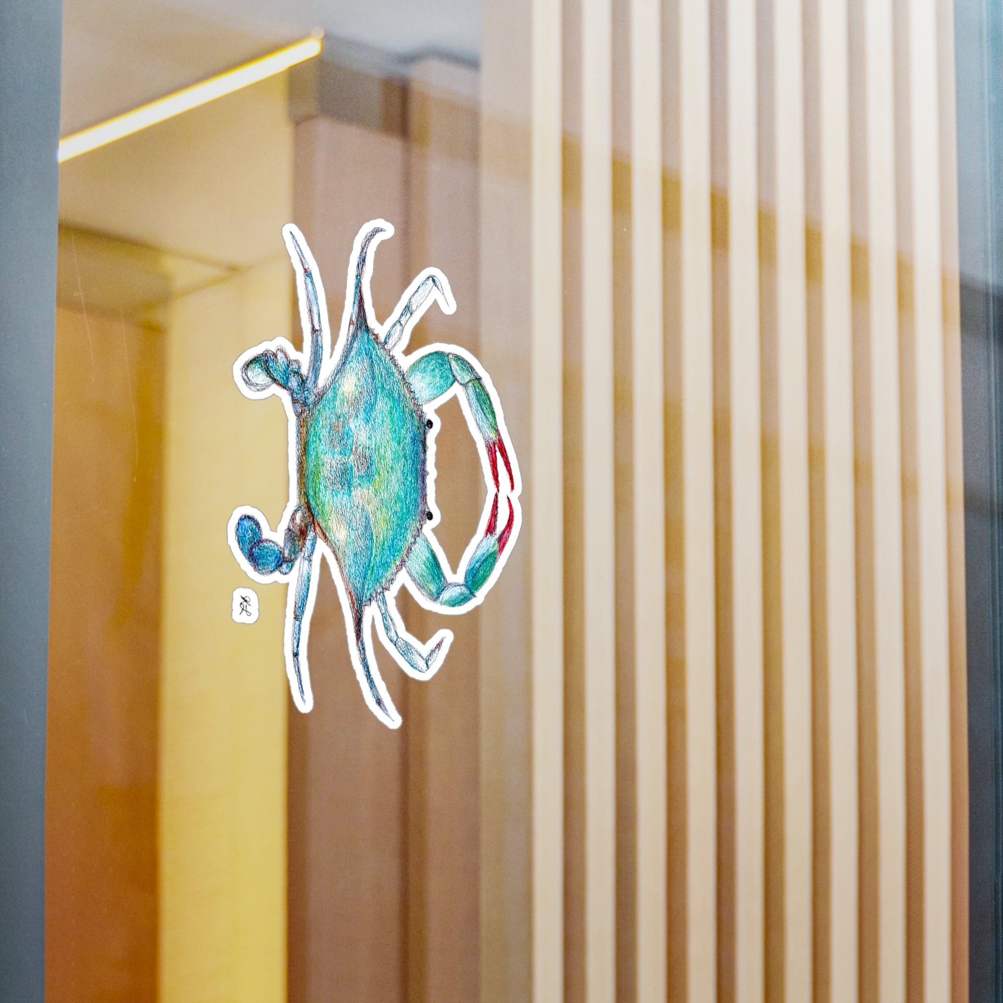 Blue Crab Vinyl Decals