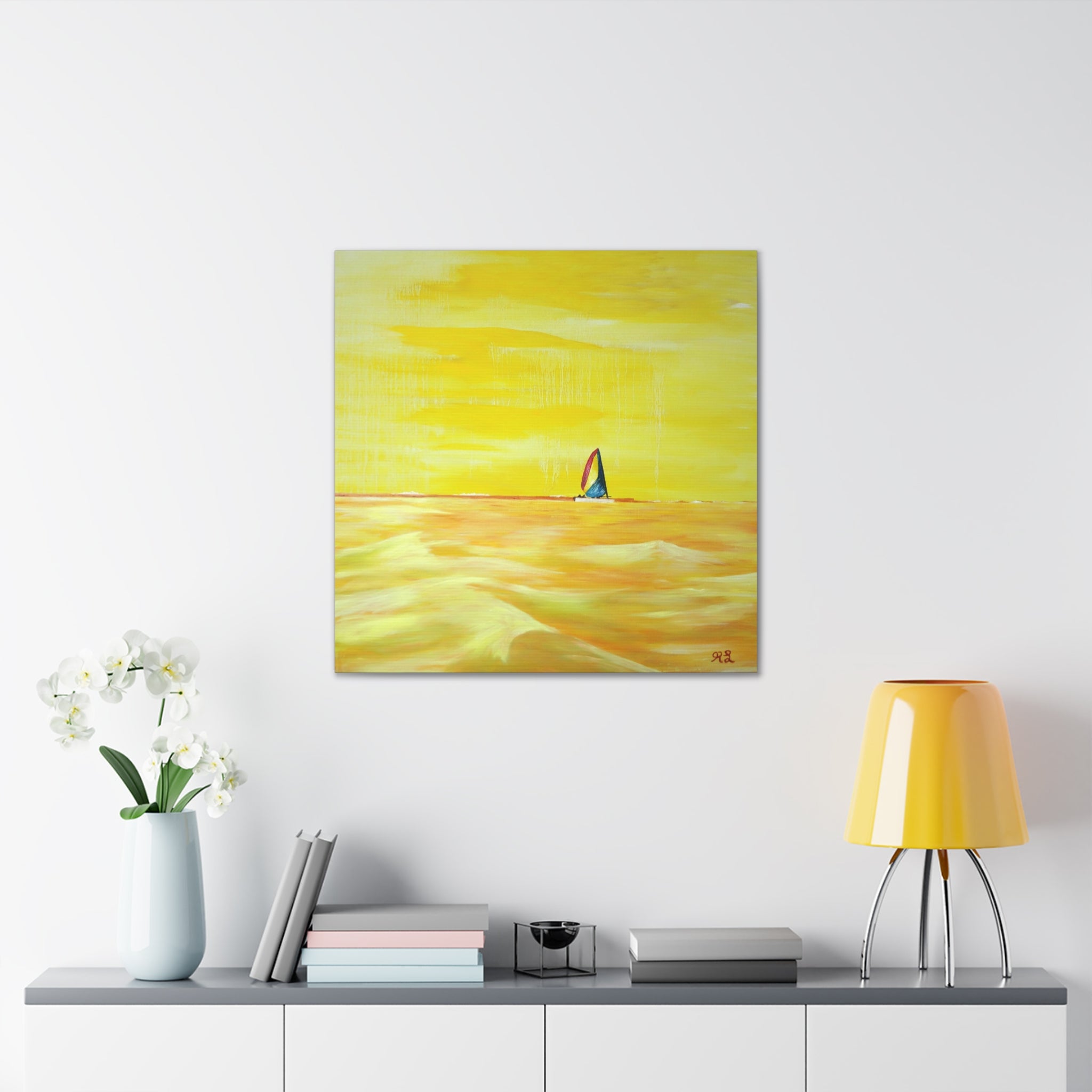 Somewhat Dominican hand painted oil painting Canvas Gallery Wraps