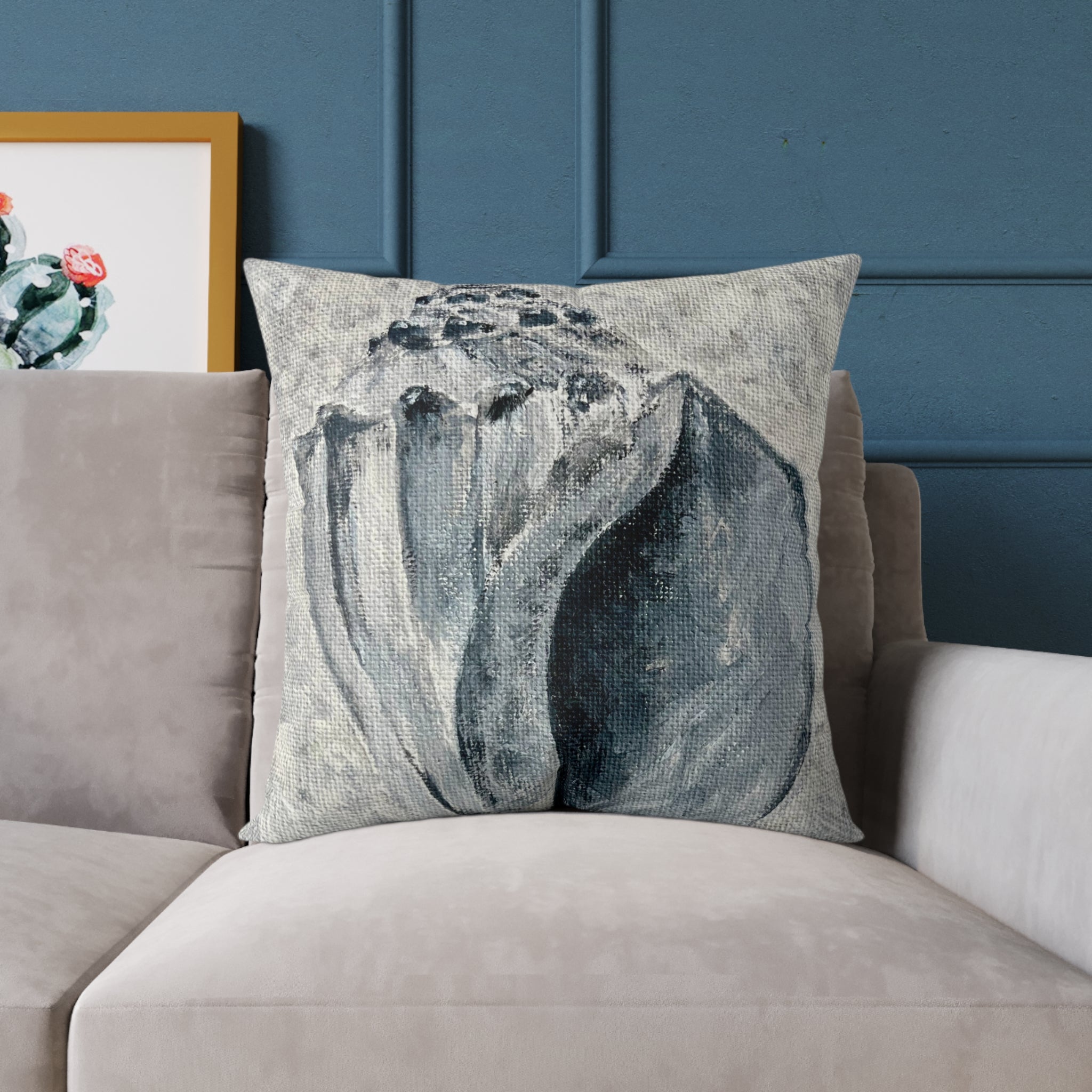 Welk Shell Square Canvas Pillow