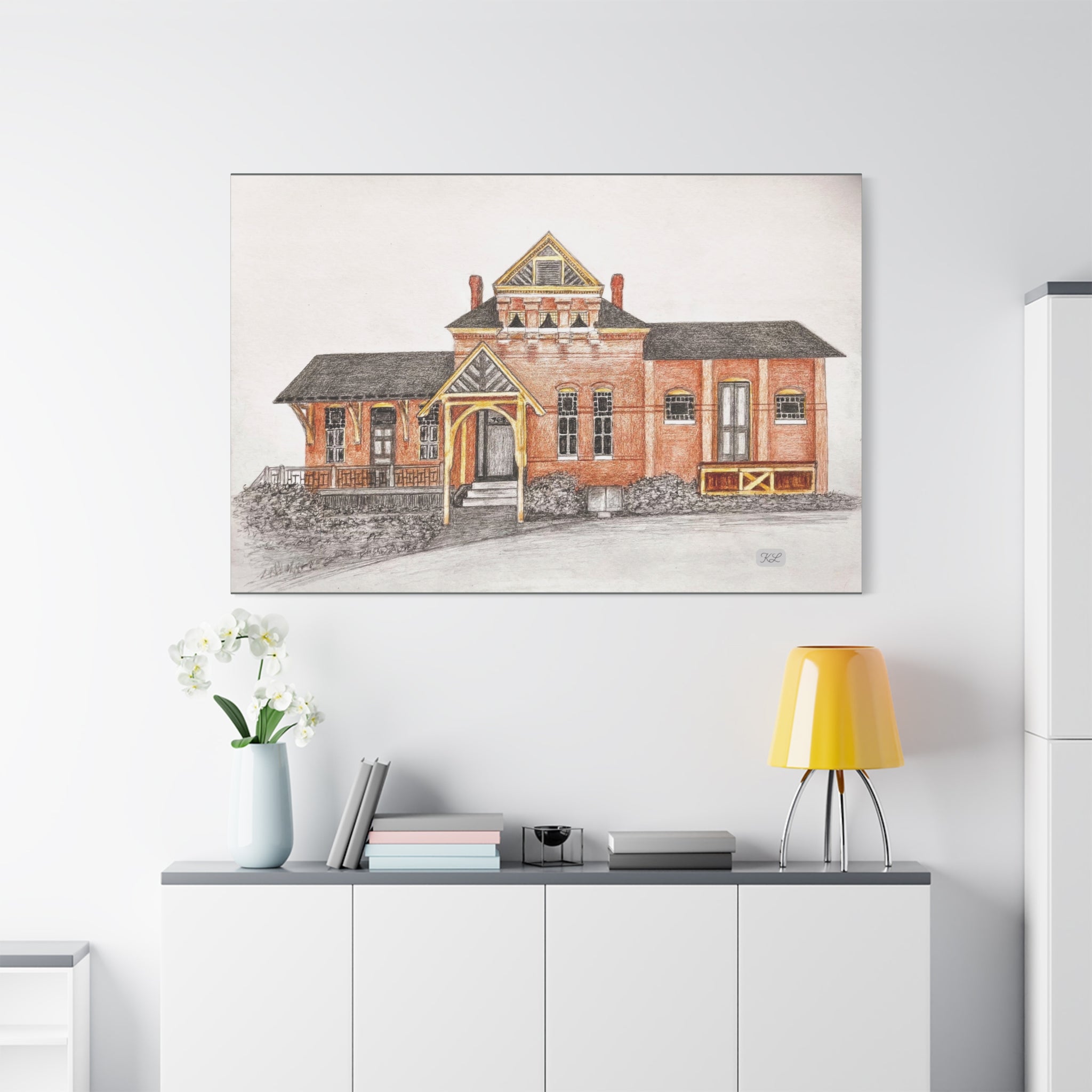 Sykesville Station Canvas Wall Art