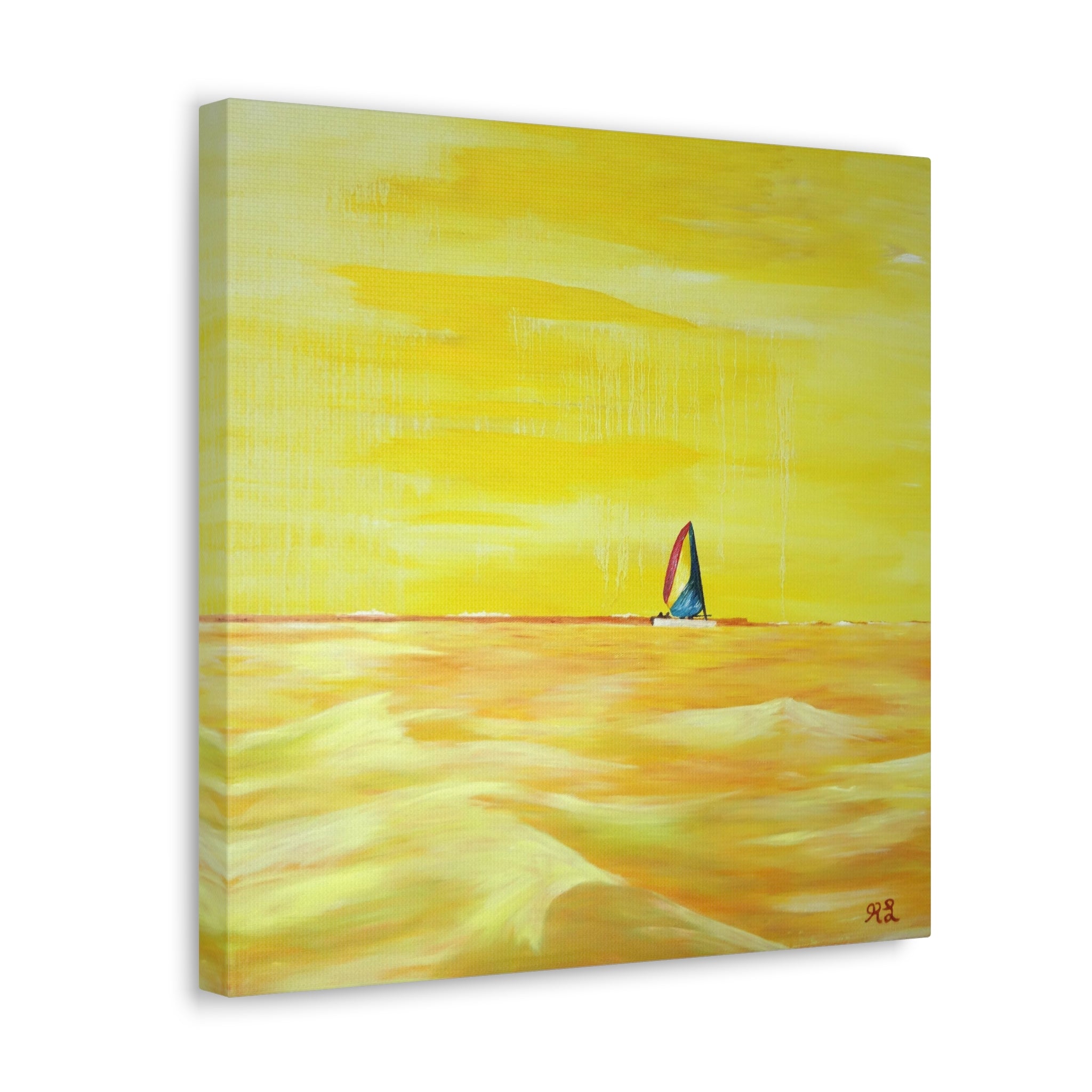 Somewhat Dominican hand painted oil painting Canvas Gallery Wraps