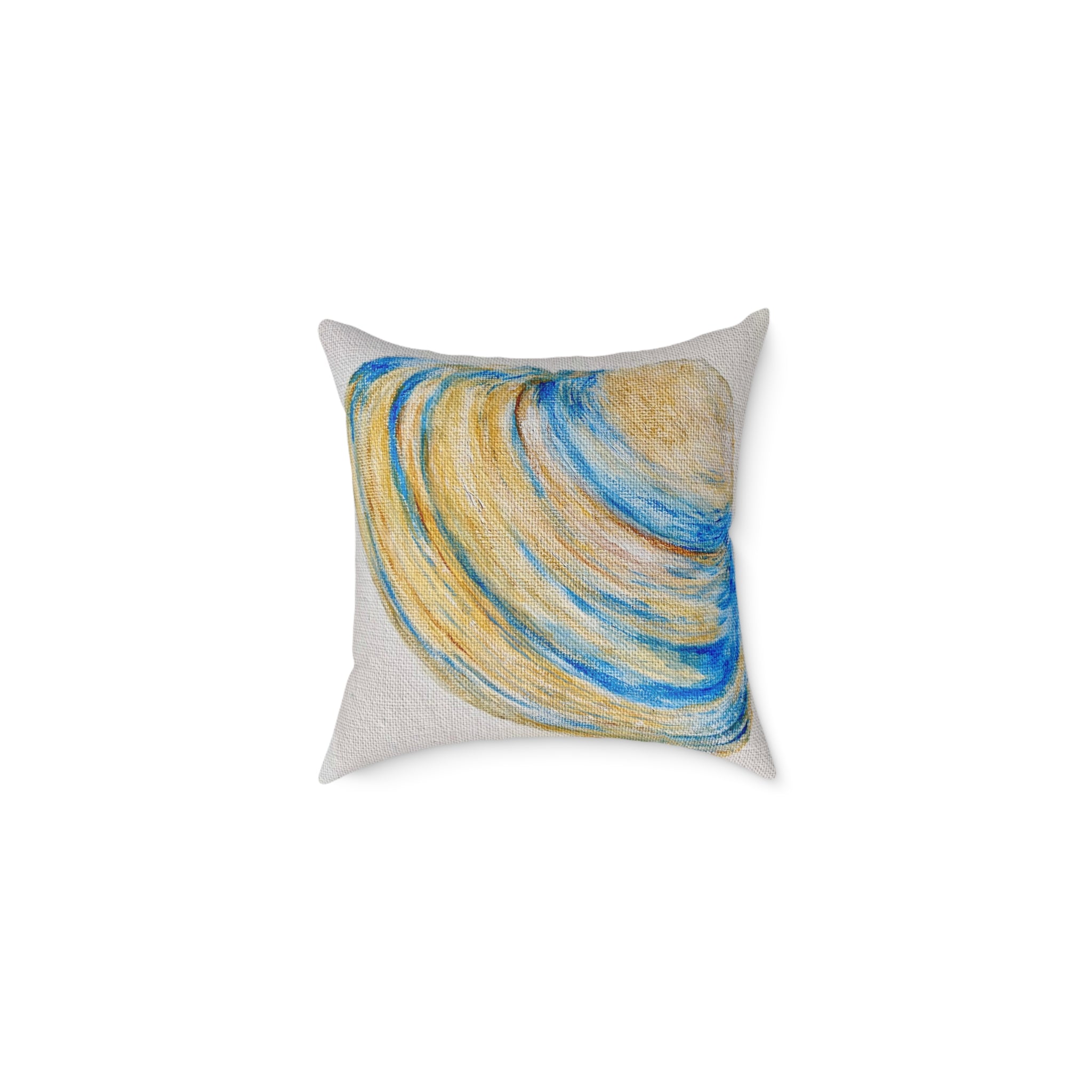 Clam Shell Square Canvas Pillow