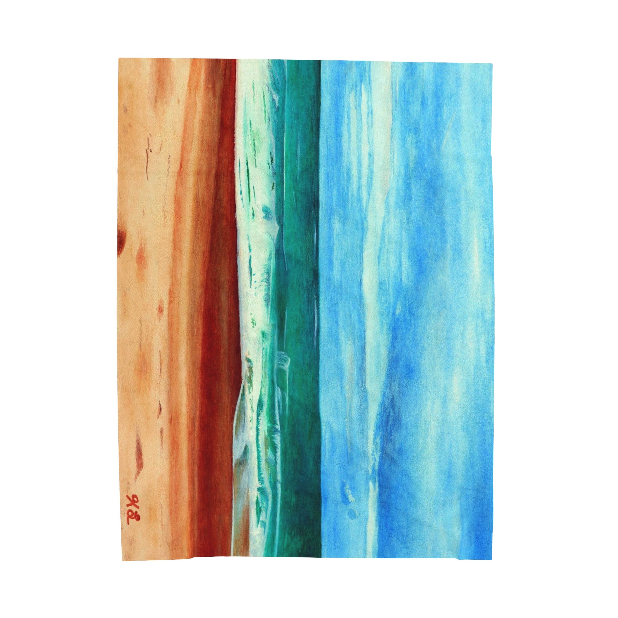 E Dogwood Beach Access Velveteen Plush Blanket