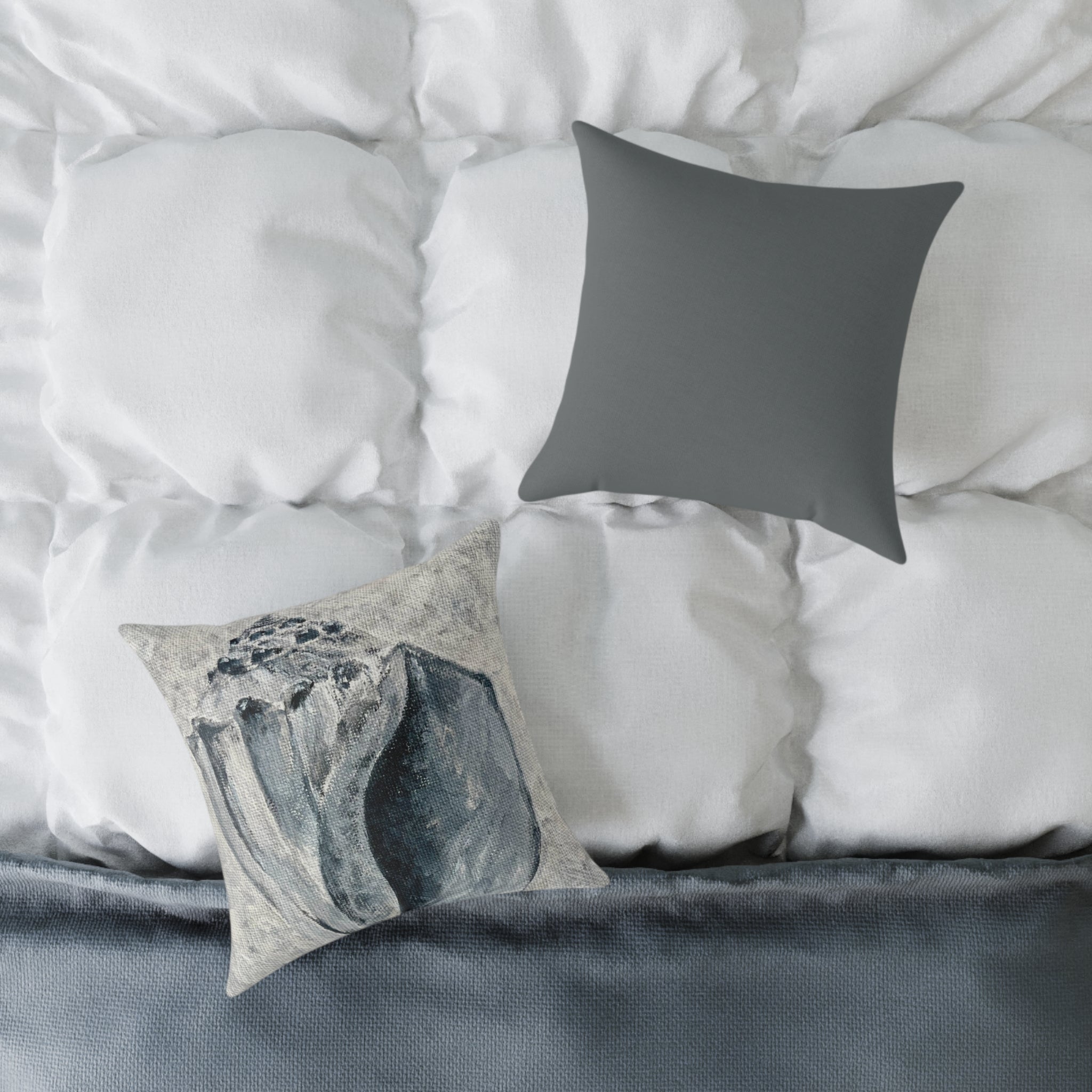 Welk Shell Square Canvas Pillow