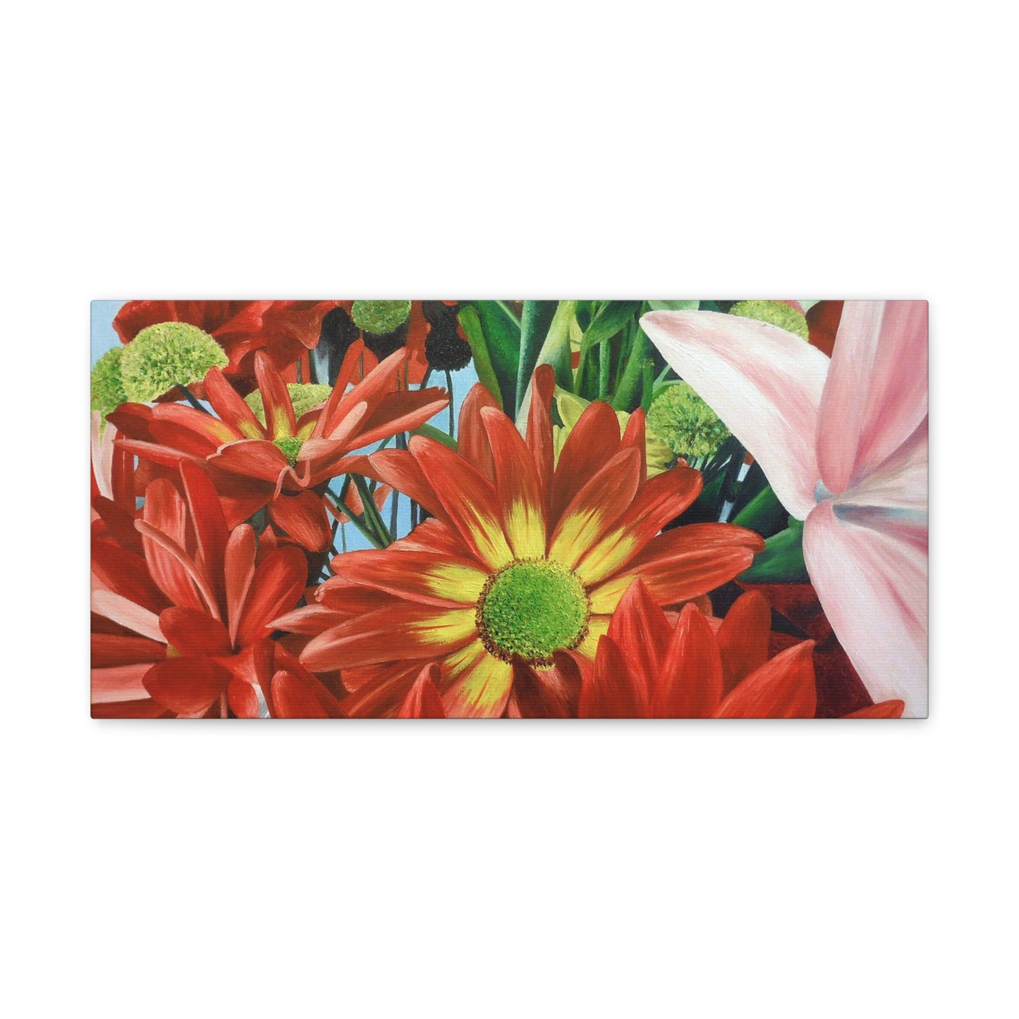 Gallery Print of the Original Oil Painting "Bunch Of Flowers"