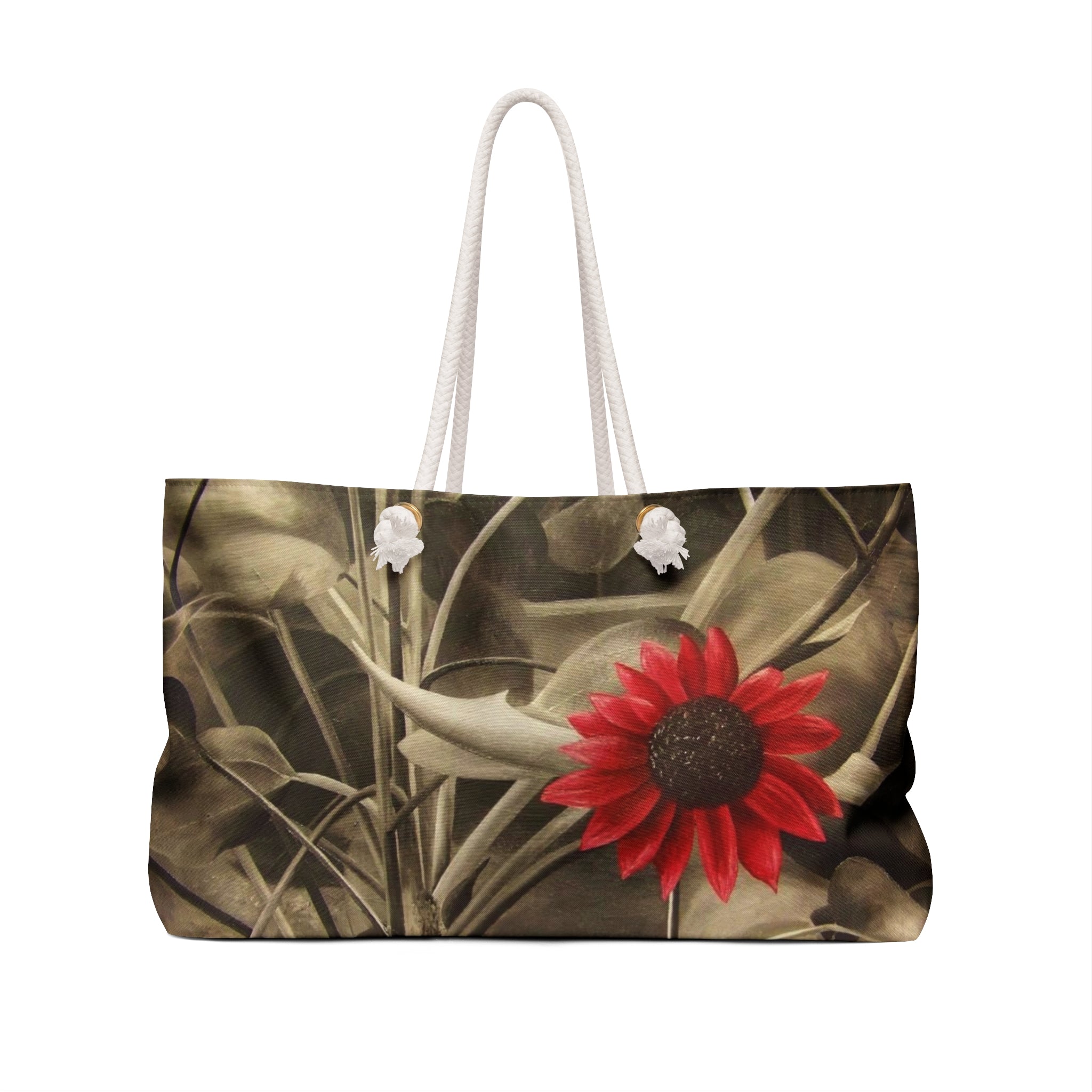 The Red Flower Weekender Bag