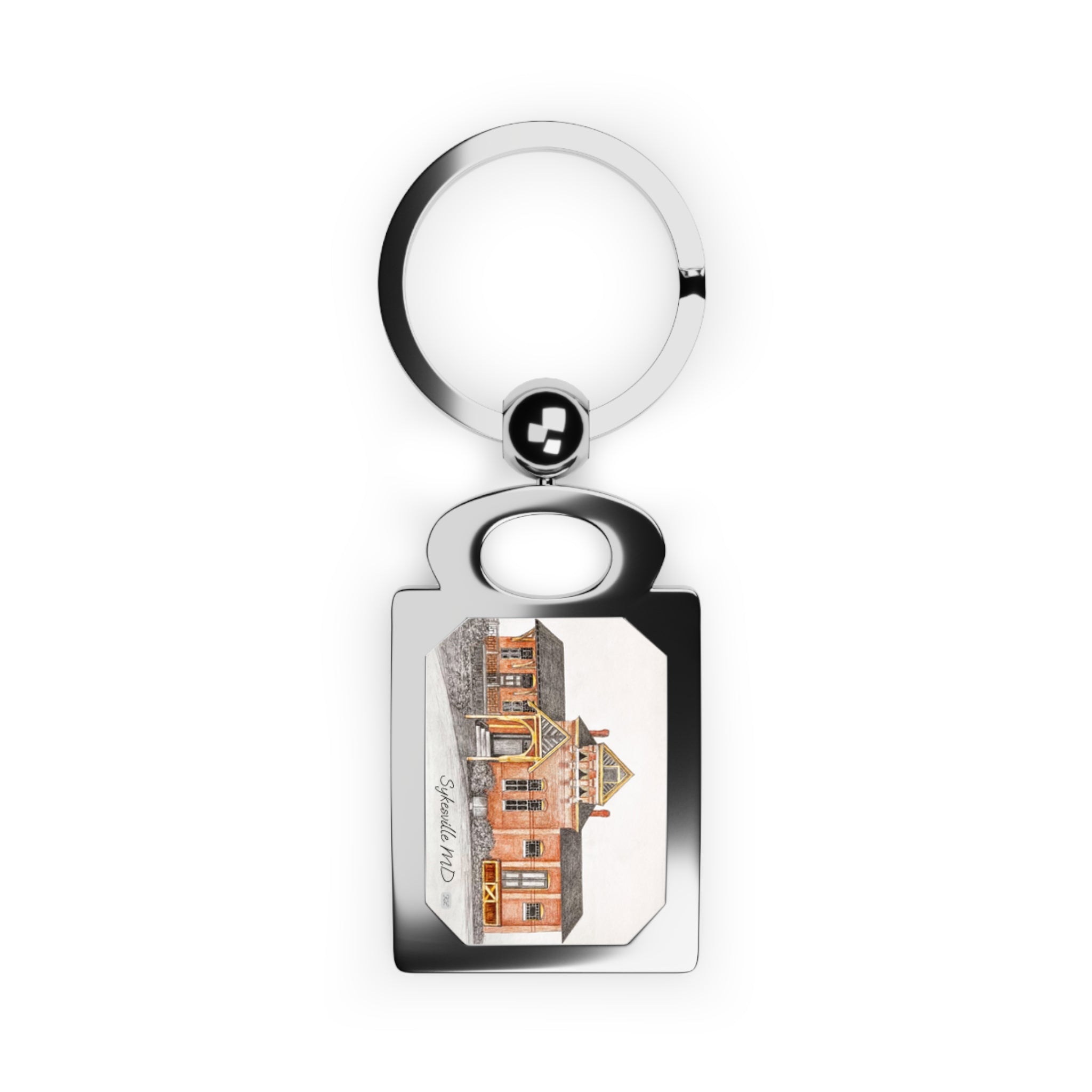 Sykesville Station Keychain