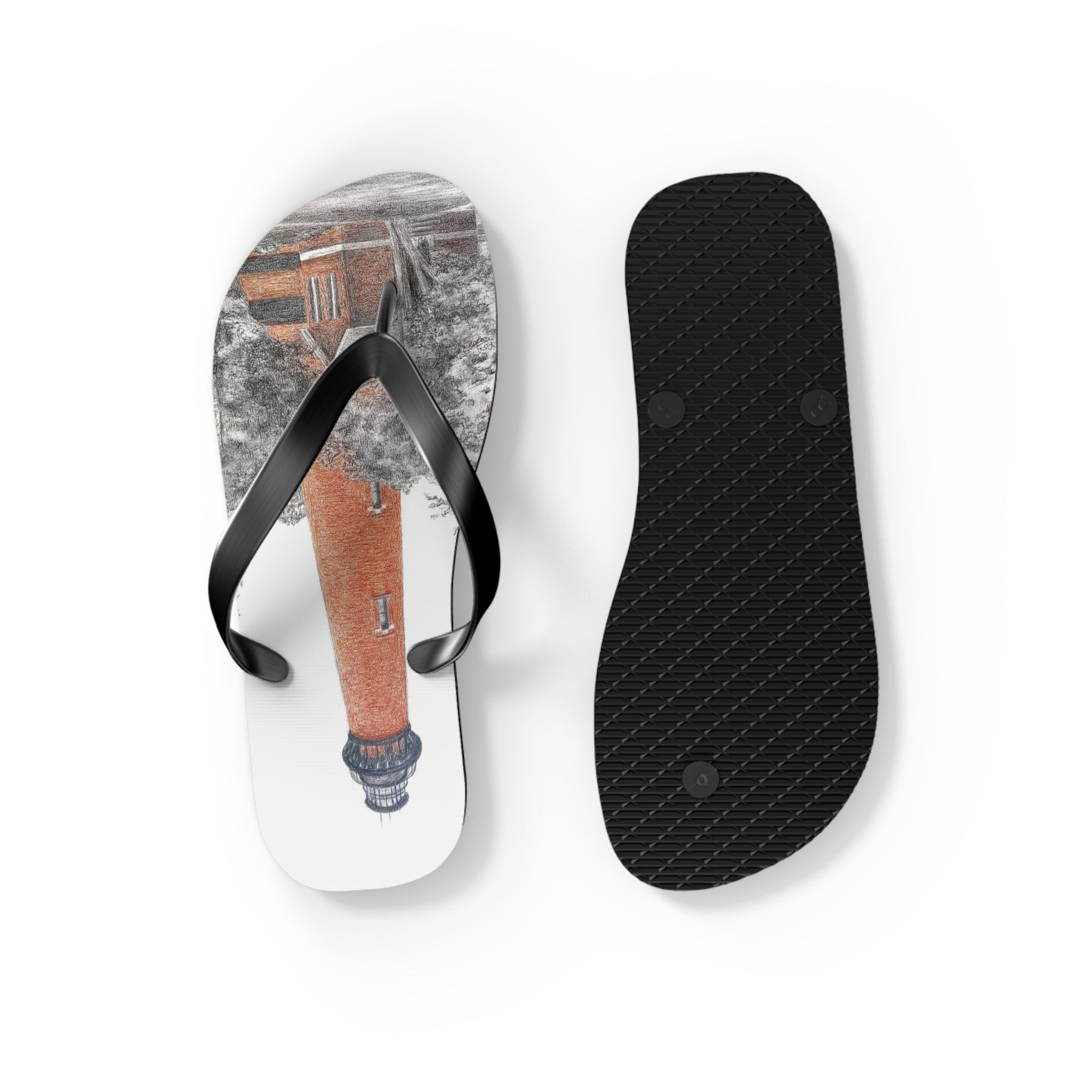 Universal Flip Flops OBX Currituck Lighthouse