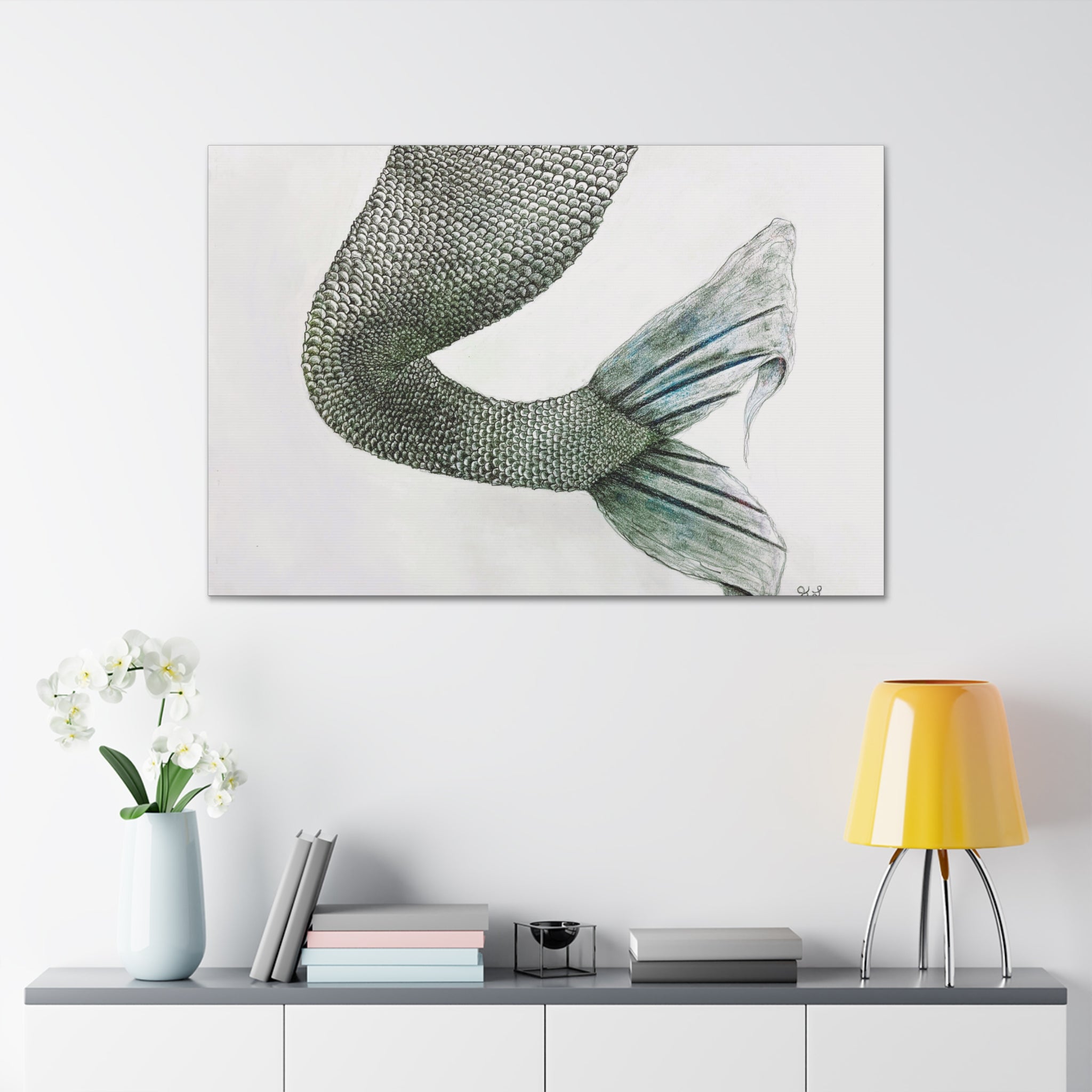 OBX Mermaid #1 Canvas Gallery Wraps