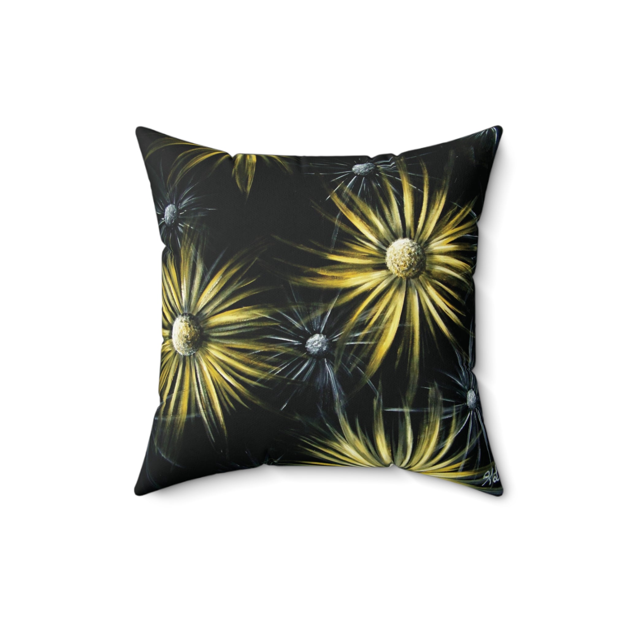 Whispering stars Square Pillow