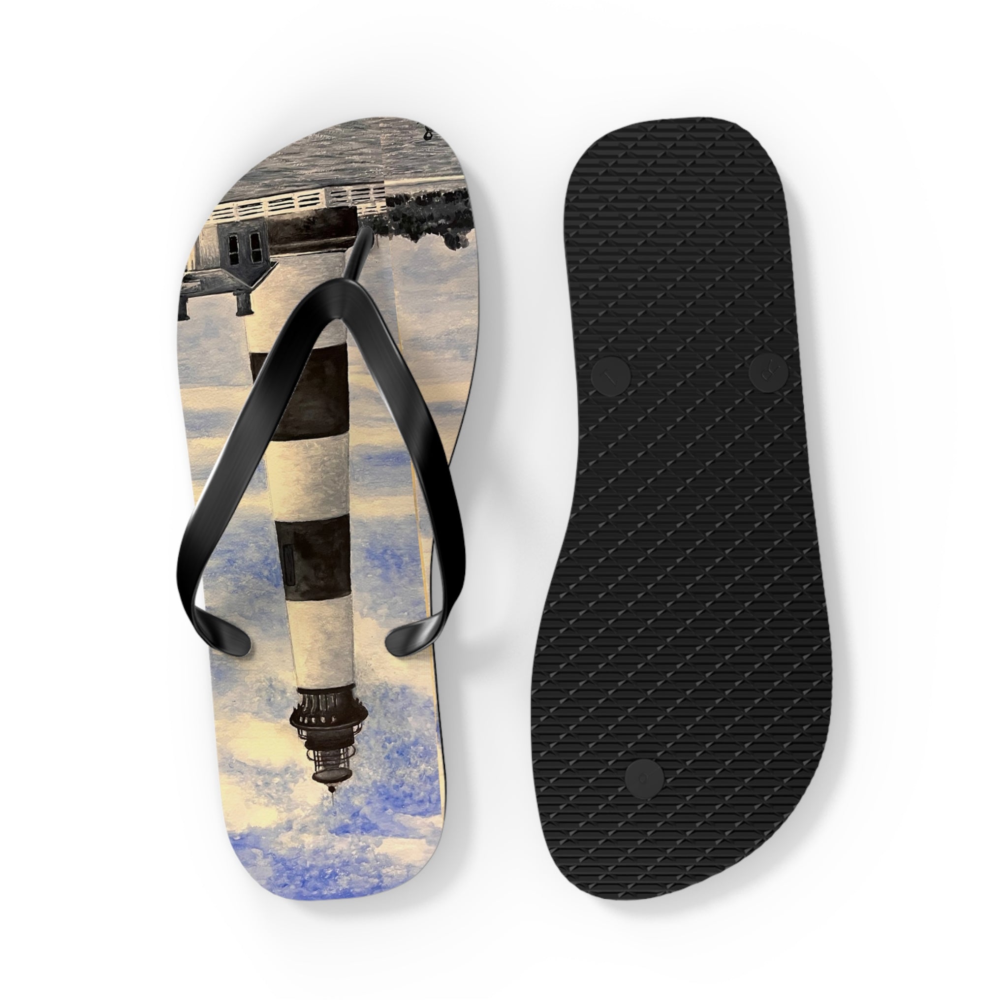 Bodie Island Lighthouse Flip Flops