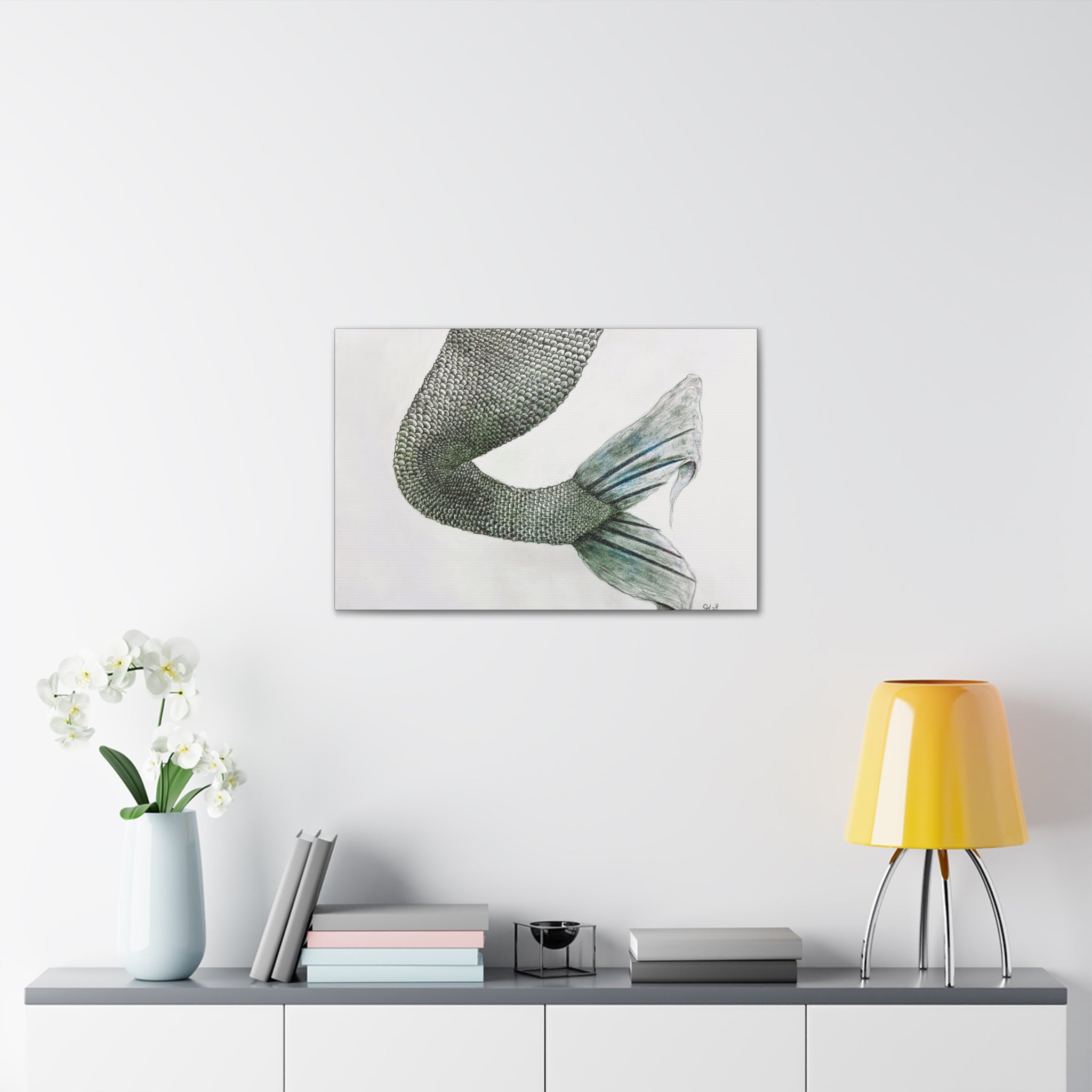 OBX Mermaid #1 Canvas Gallery Wraps