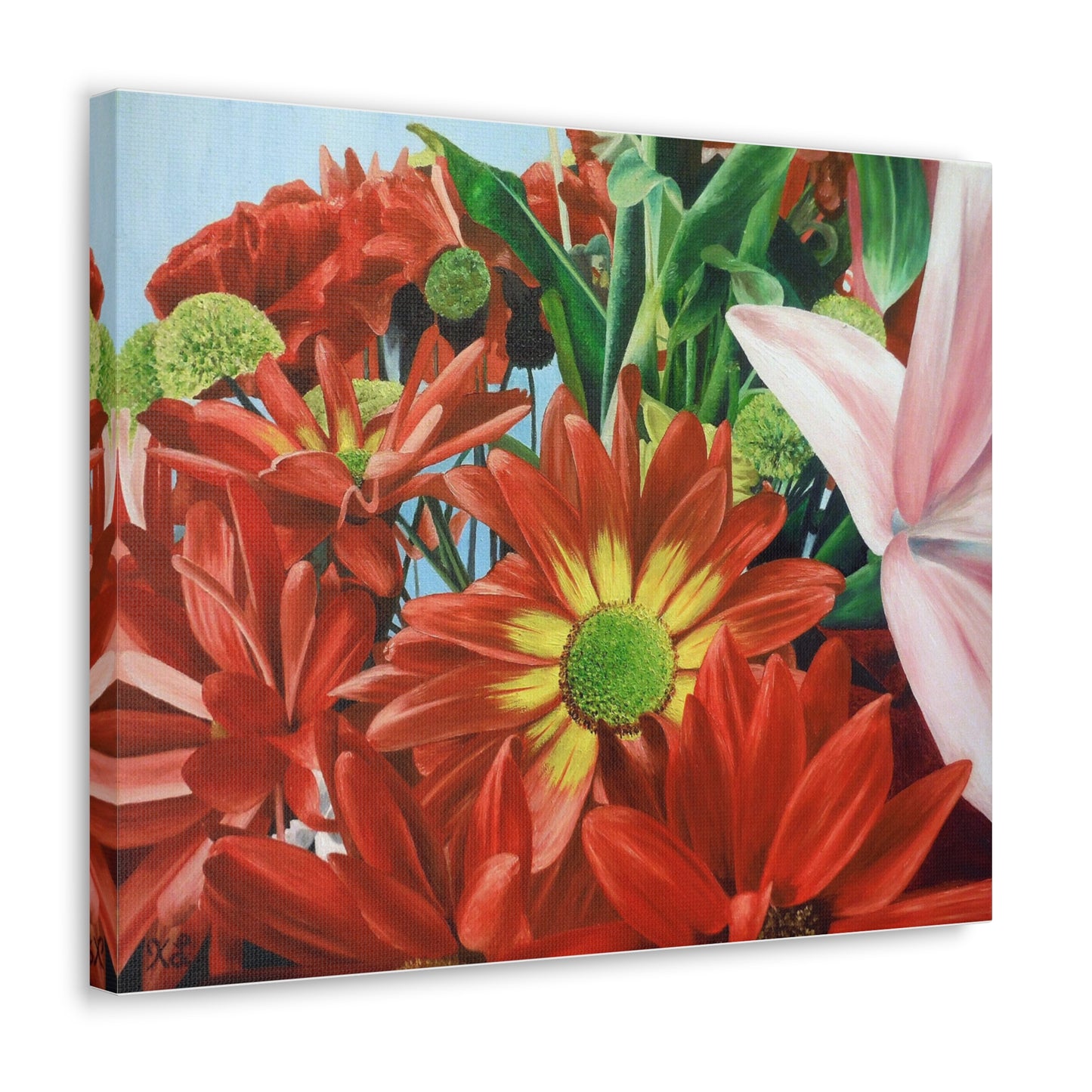 Gallery Print of the Original Oil Painting "Bunch Of Flowers"