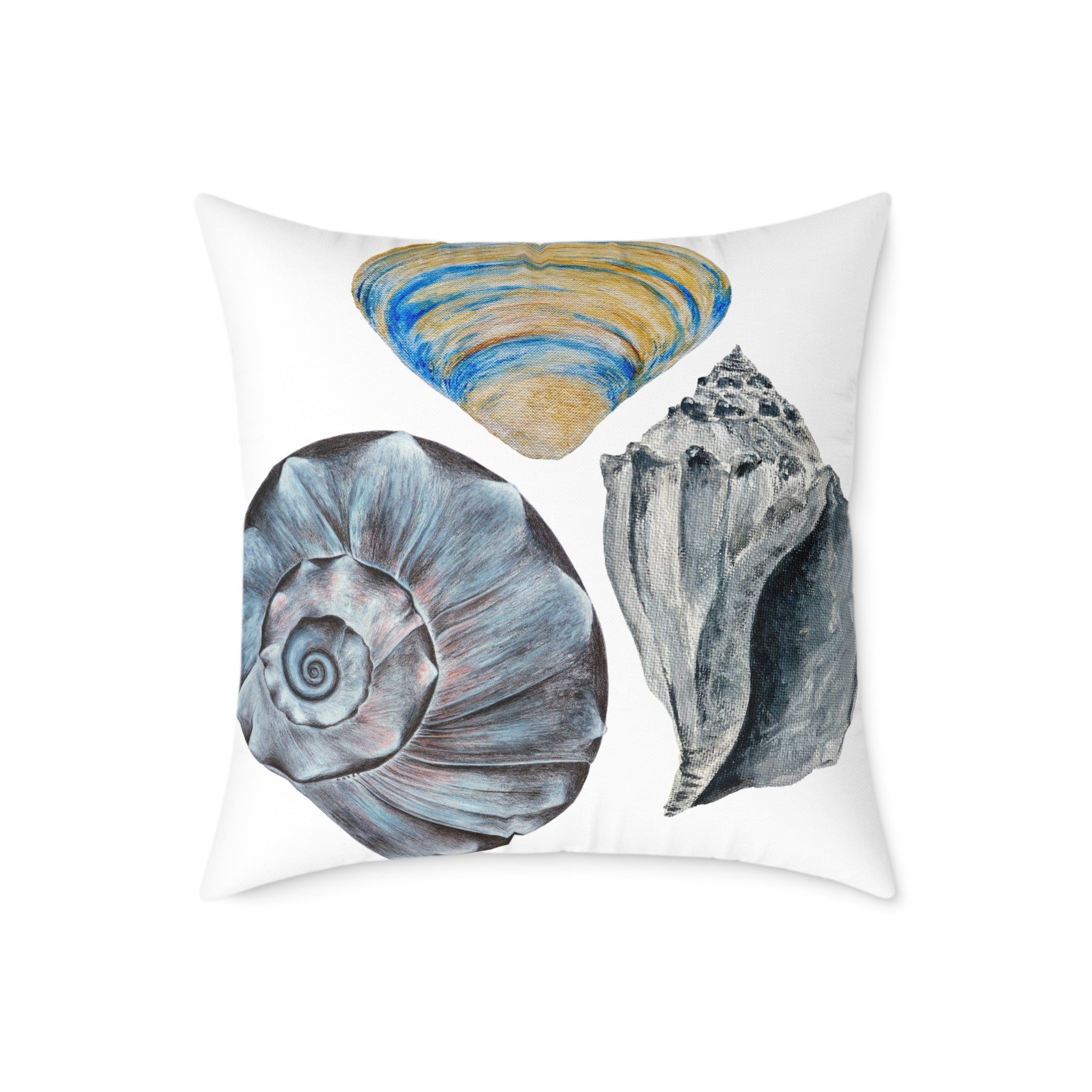Welk Shell Square Canvas Pillow