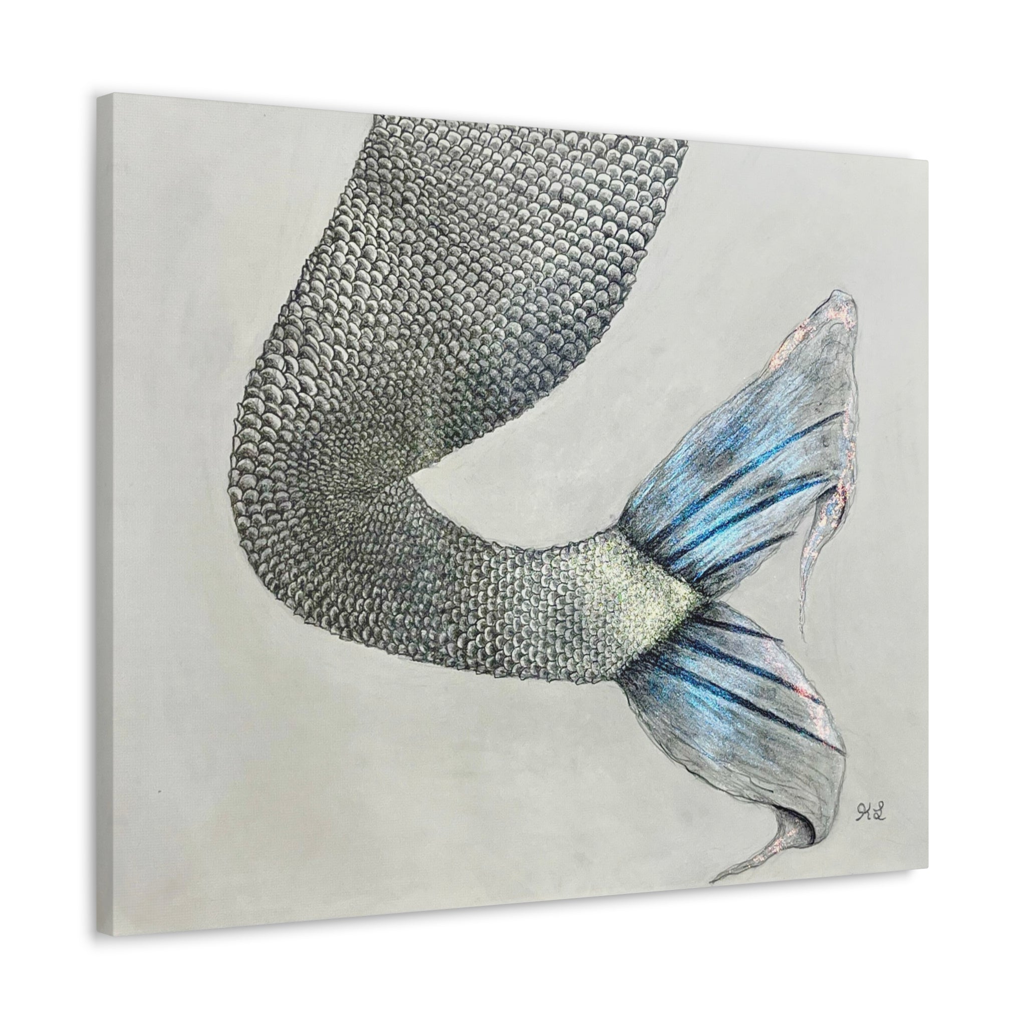 Mermaid #1 second Edition Canvas Gallery Wraps