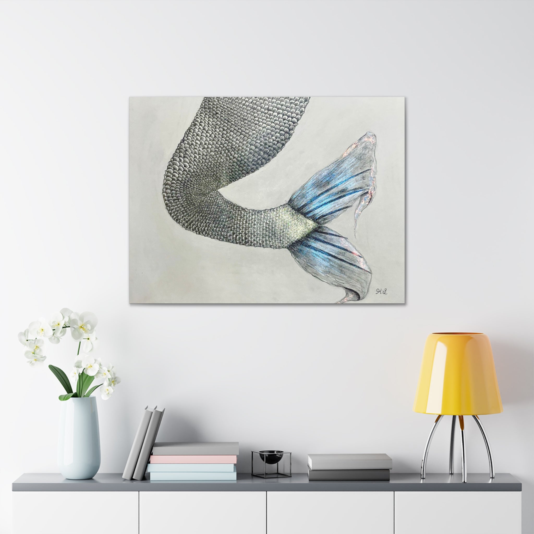 Mermaid #1 second Edition Canvas Gallery Wraps