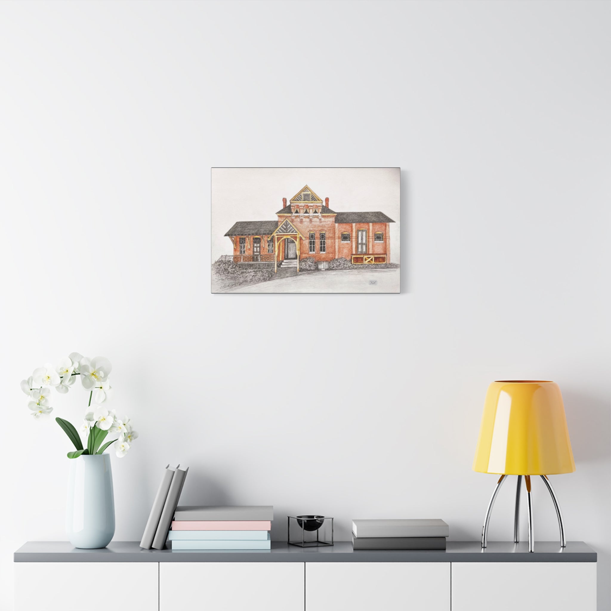 Sykesville Station Canvas Wall Art