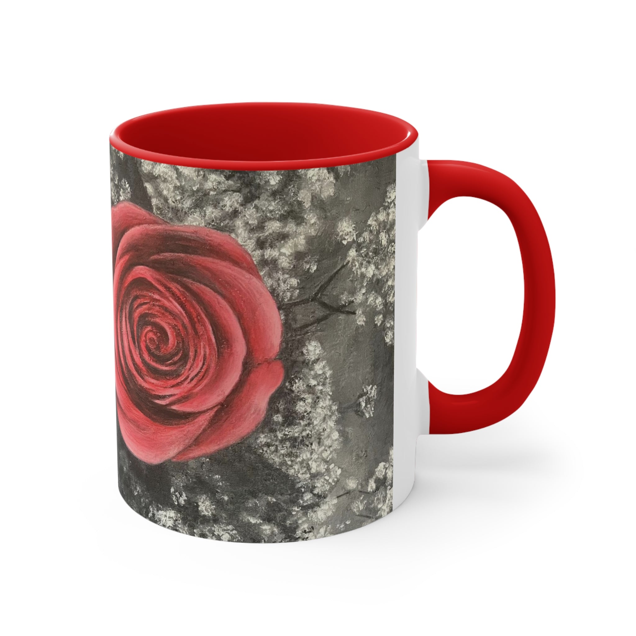 Artist Rose Accent Coffee Mug, 11oz