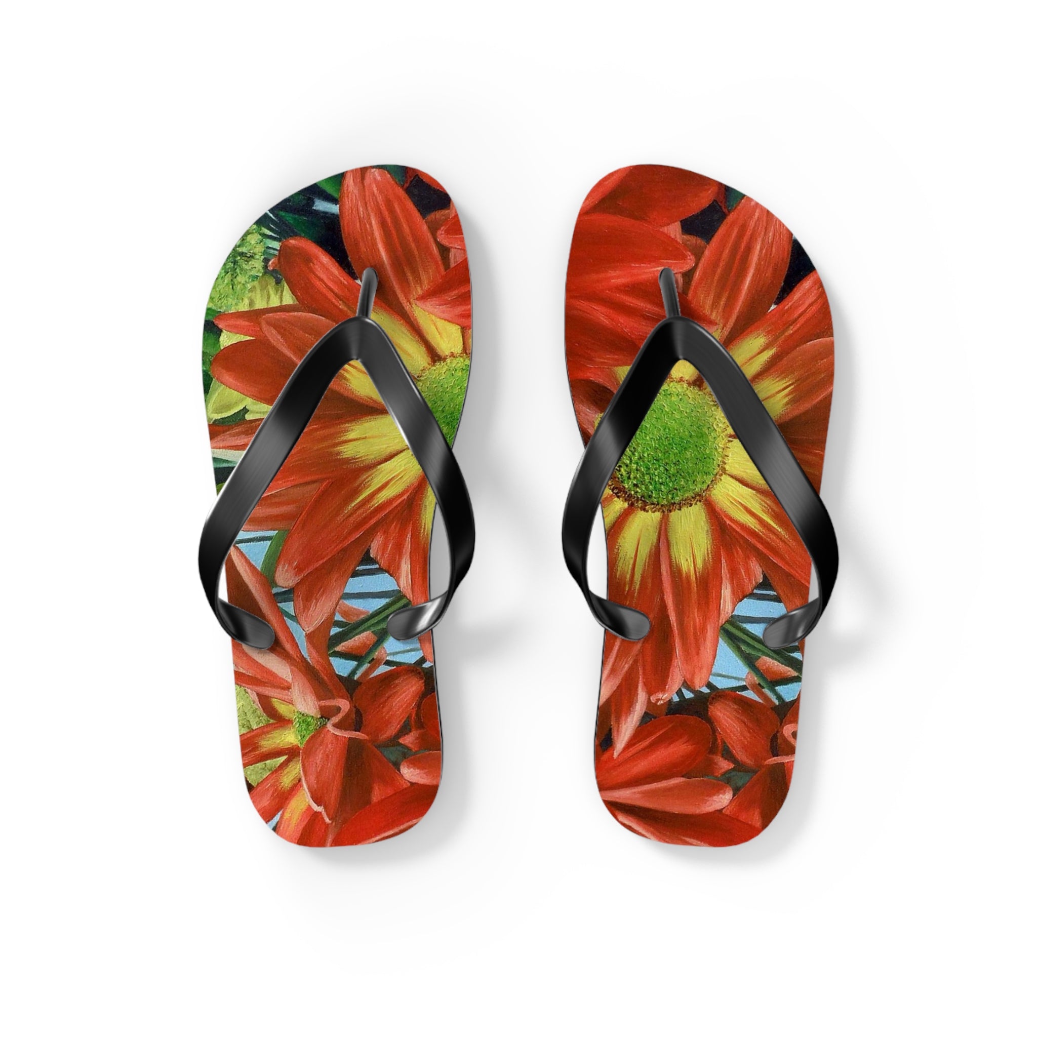 Bunch of Flowers Flip Flops