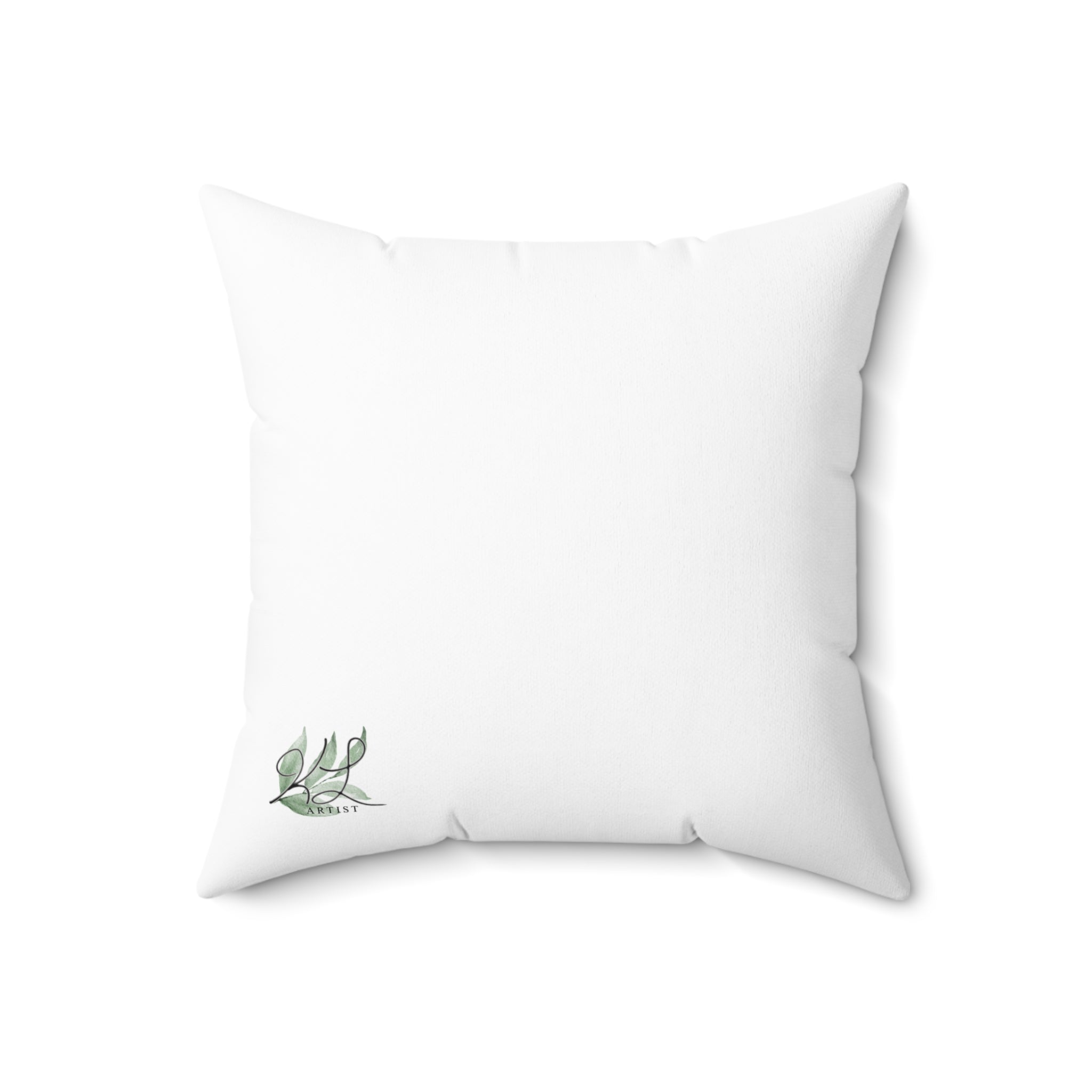 Le' Daisy oil painting square pillow