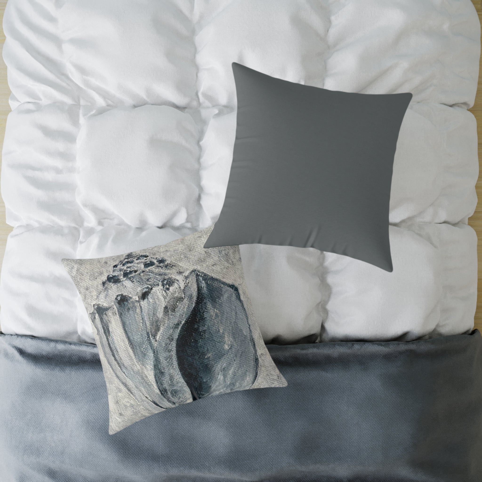 Welk Shell Square Canvas Pillow