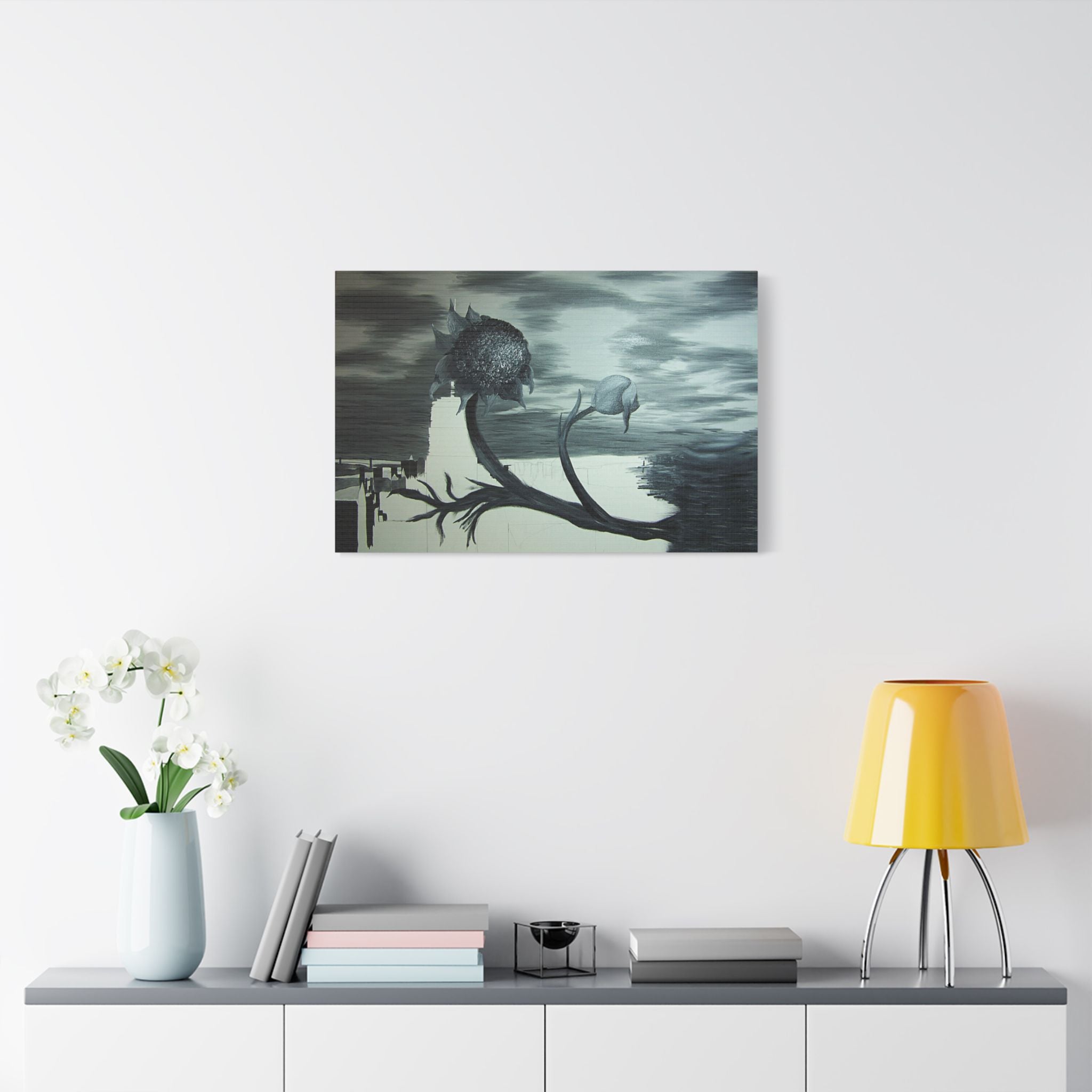 Tri- State Flower Canvas wall art