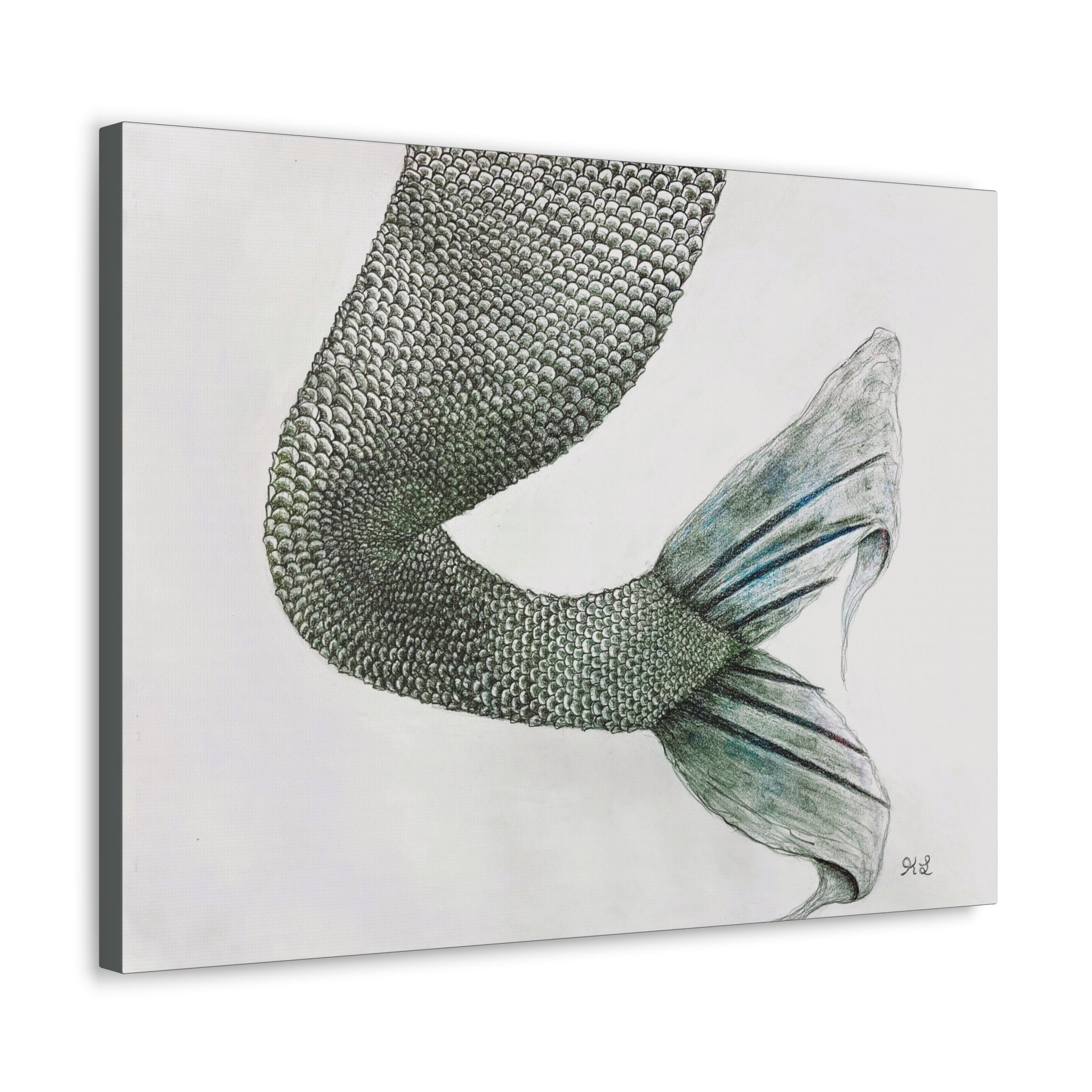 OBX Mermaid #1 Canvas Gallery Wraps