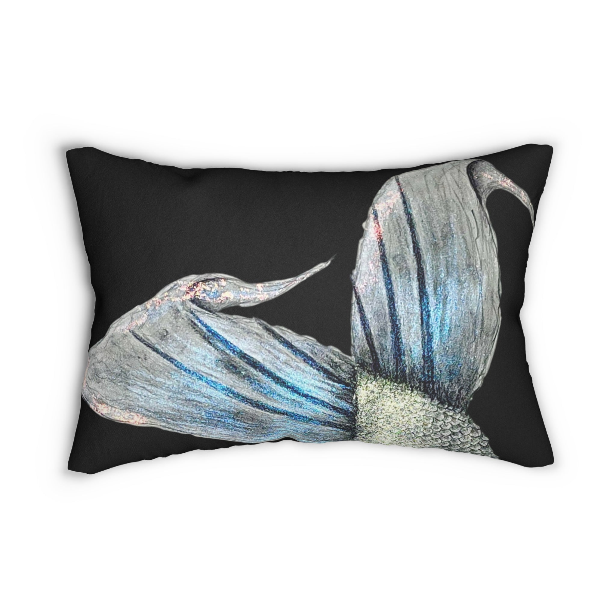 Mermaid Tail Lumbar Pillow