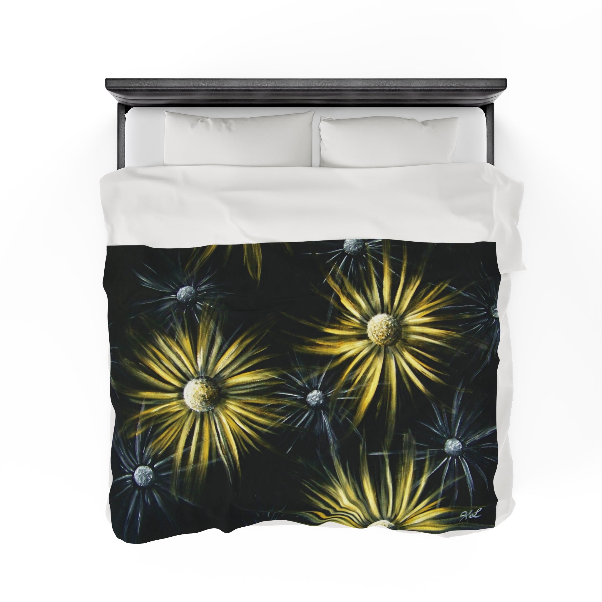 Whispering Stars Velveteen Plush Blanket