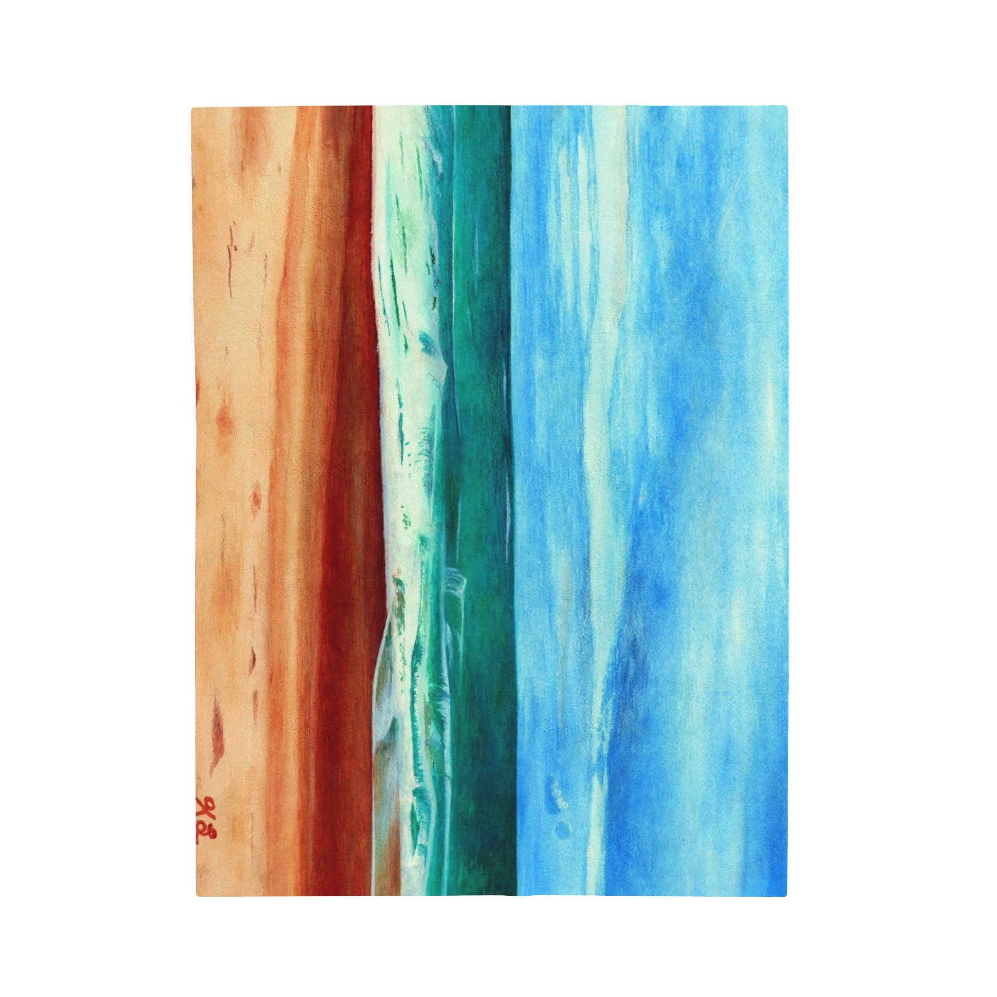 E Dogwood Beach Access Velveteen Plush Blanket