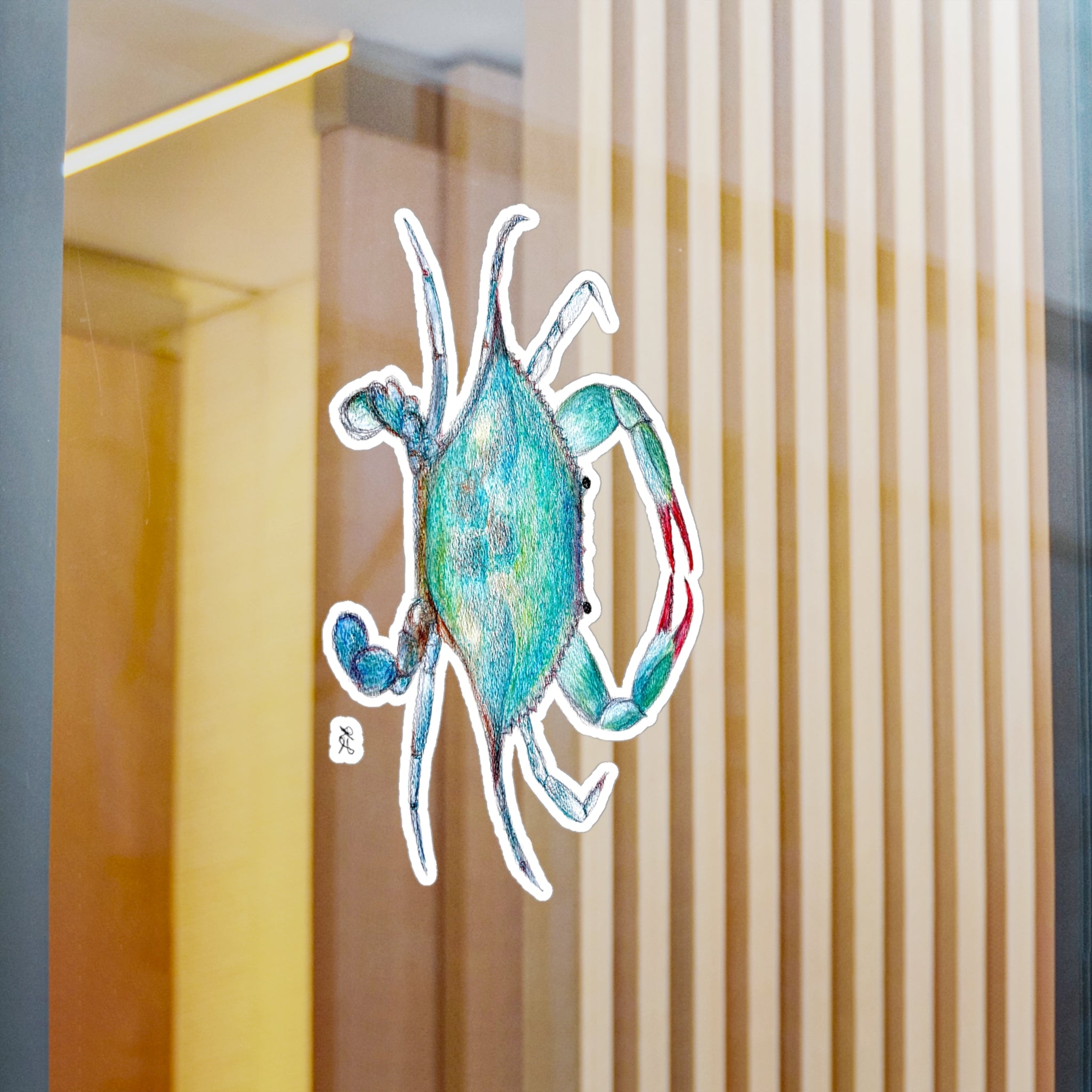 Blue Crab Vinyl Decals