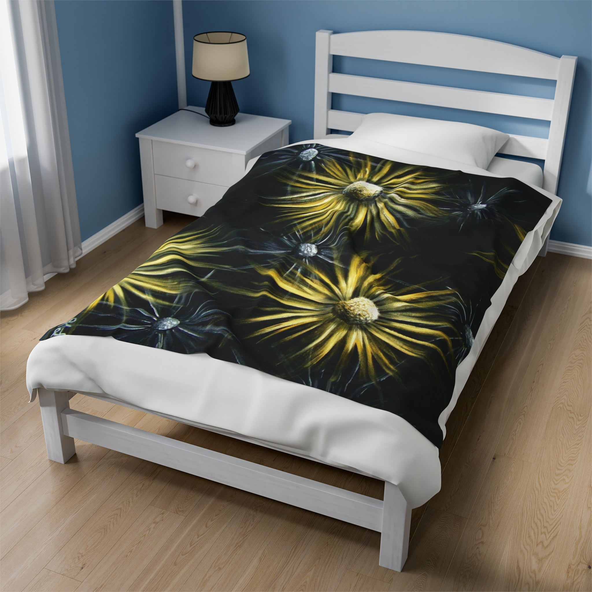 Whispering Stars Velveteen Plush Blanket