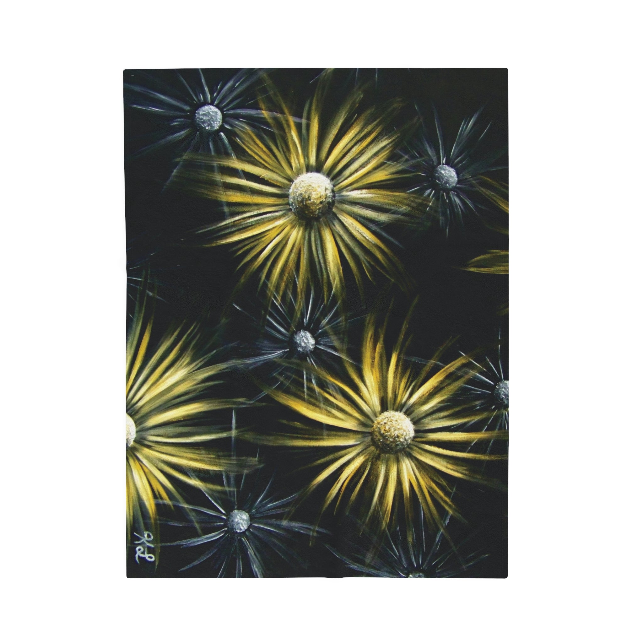 Whispering Stars Velveteen Plush Blanket