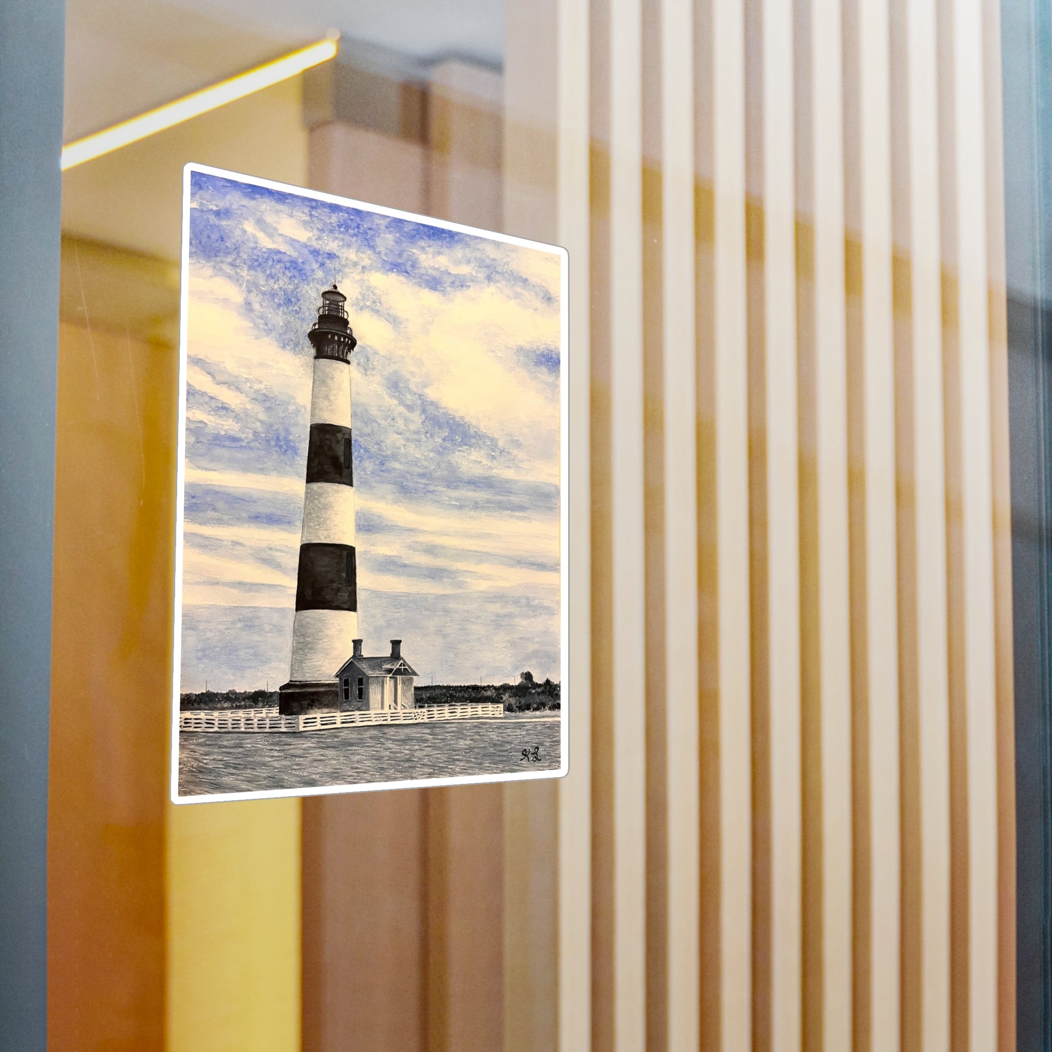 Bodie Island Lighthouse Kiss-Cut Vinyl Decals