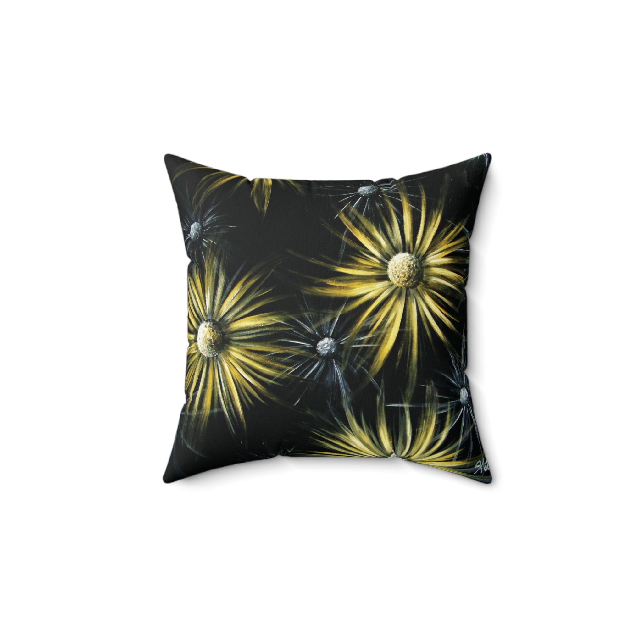 Whispering stars Square Pillow