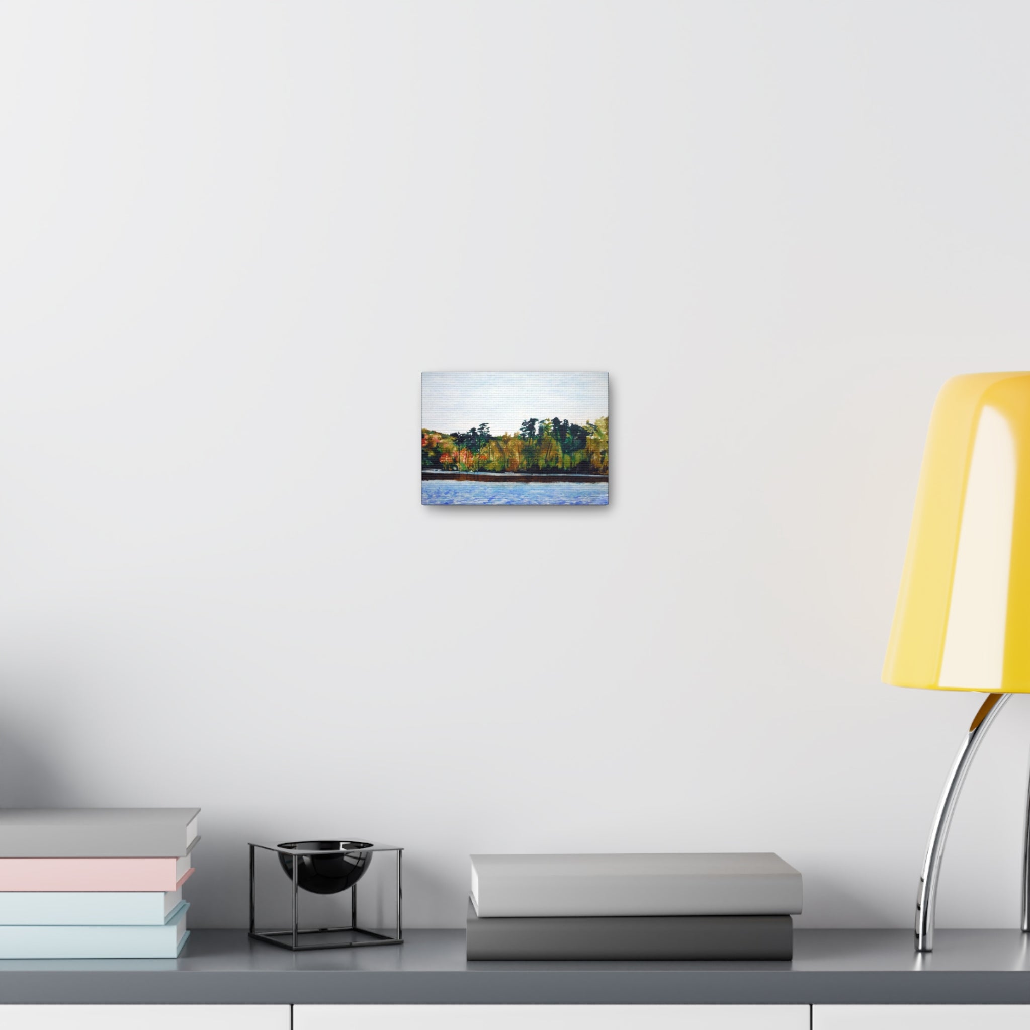Lake Kayaking Canvas Gallery Wraps