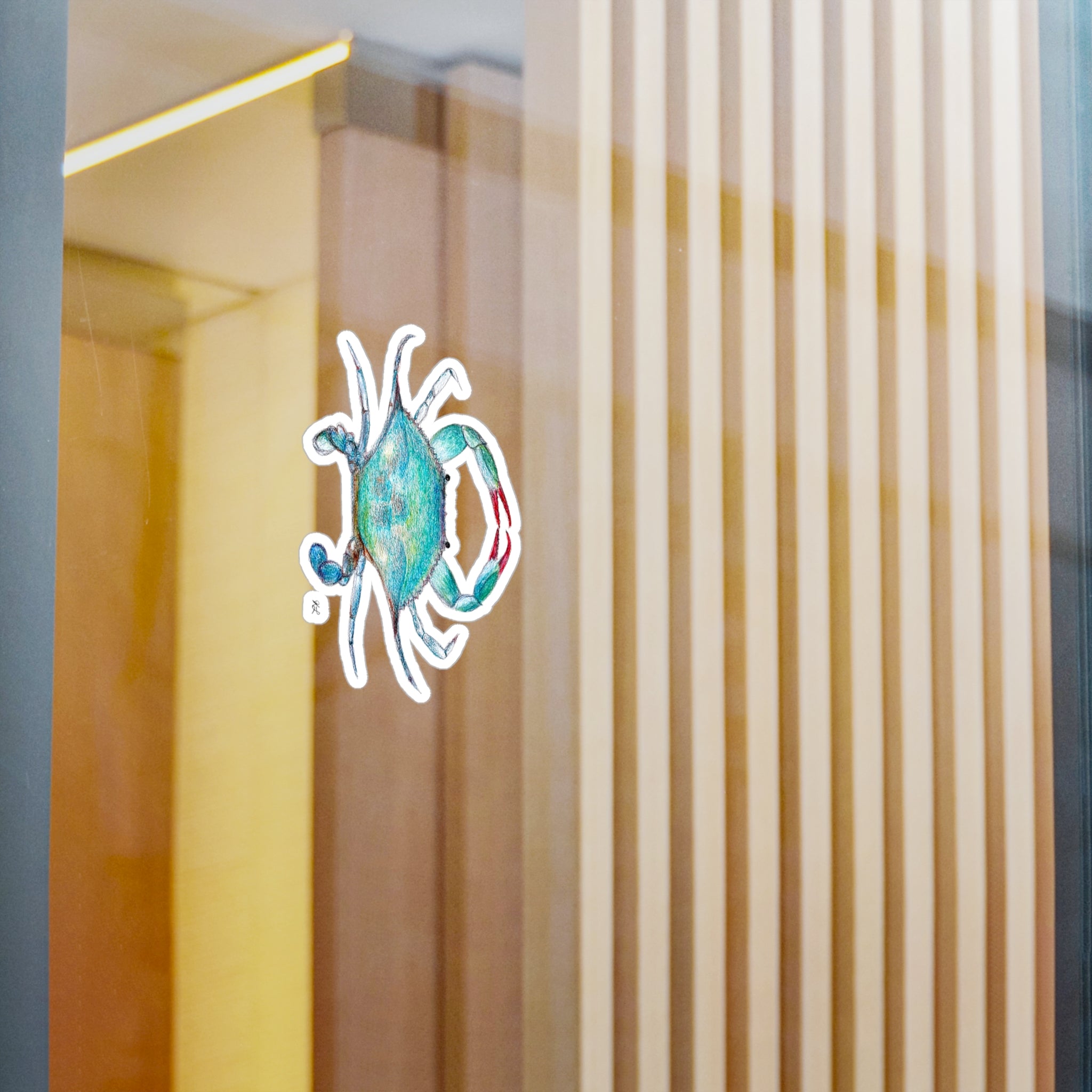 Blue Crab Vinyl Decals