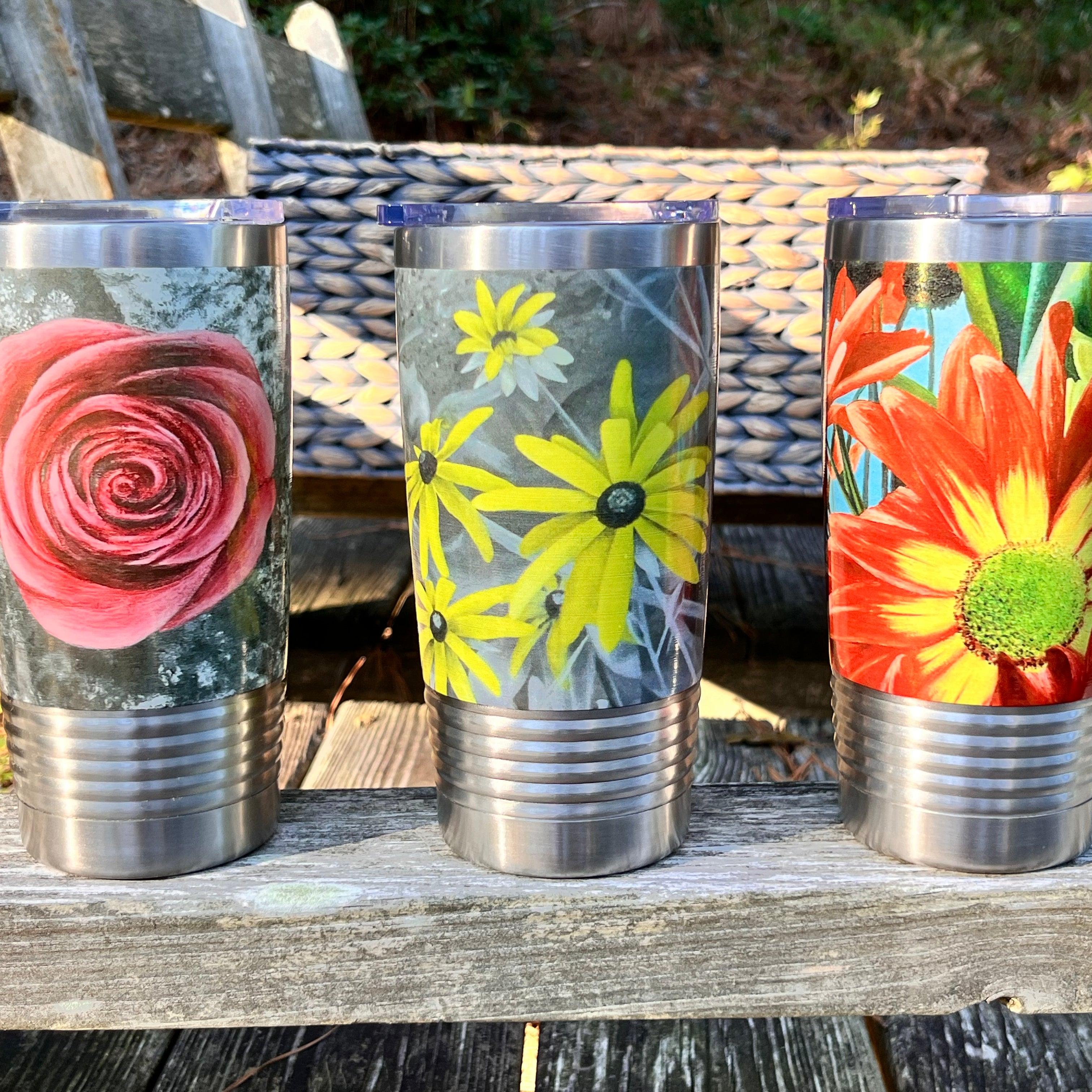 Bunch Of Flowers Ringneck Tumbler, 20oz