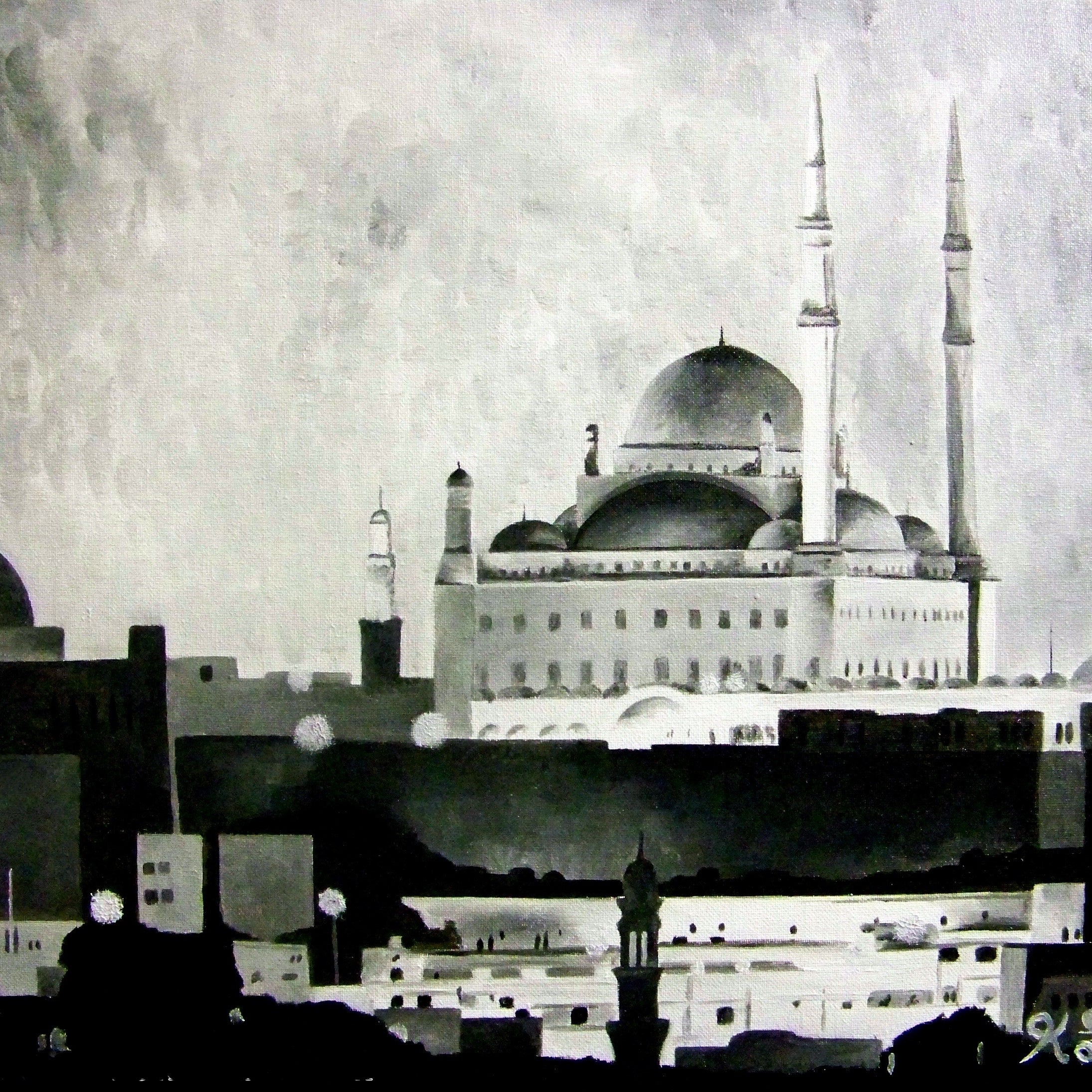 Custom Architectual Oil Painting