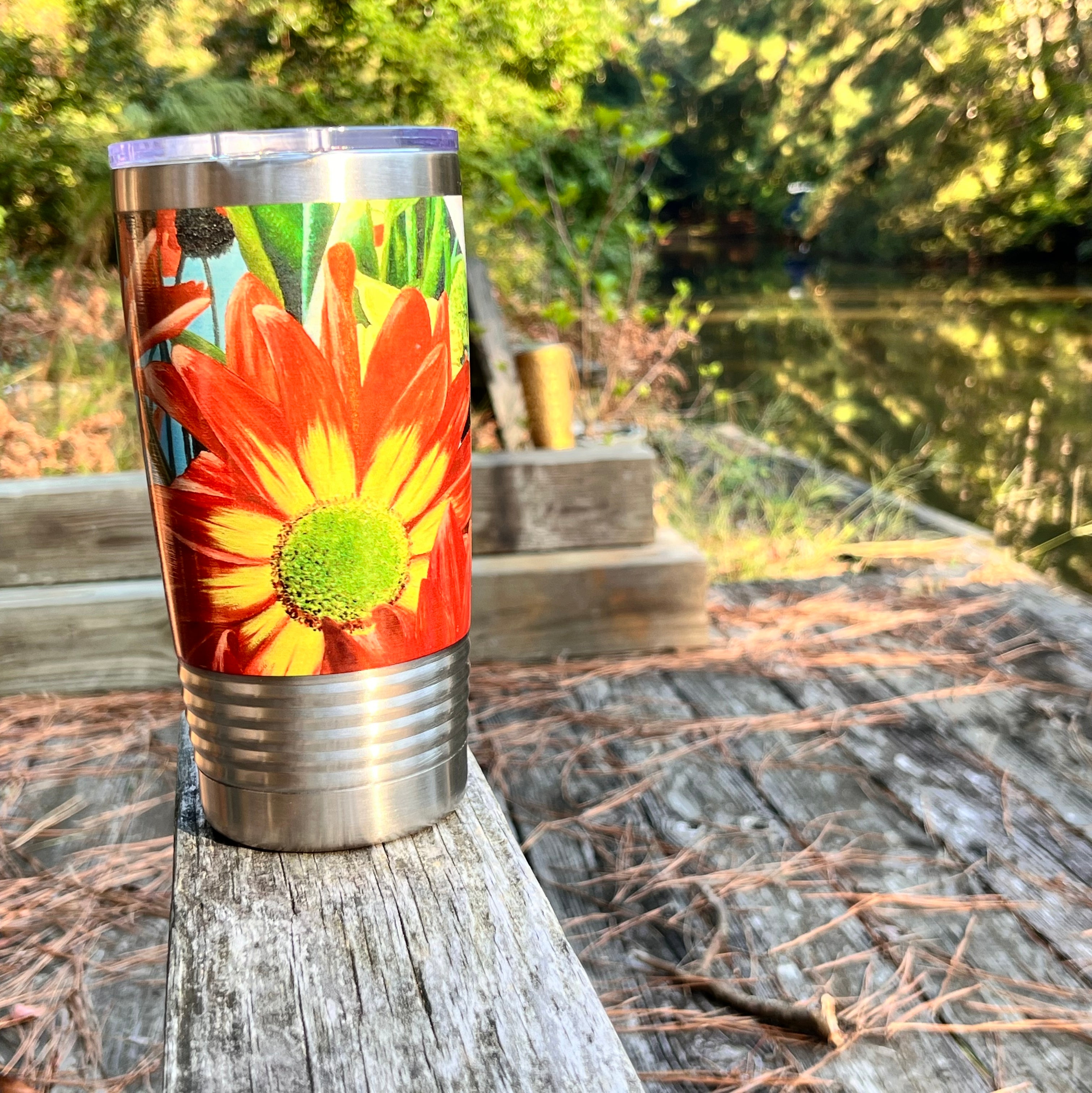 Bunch Of Flowers Ringneck Tumbler, 20oz
