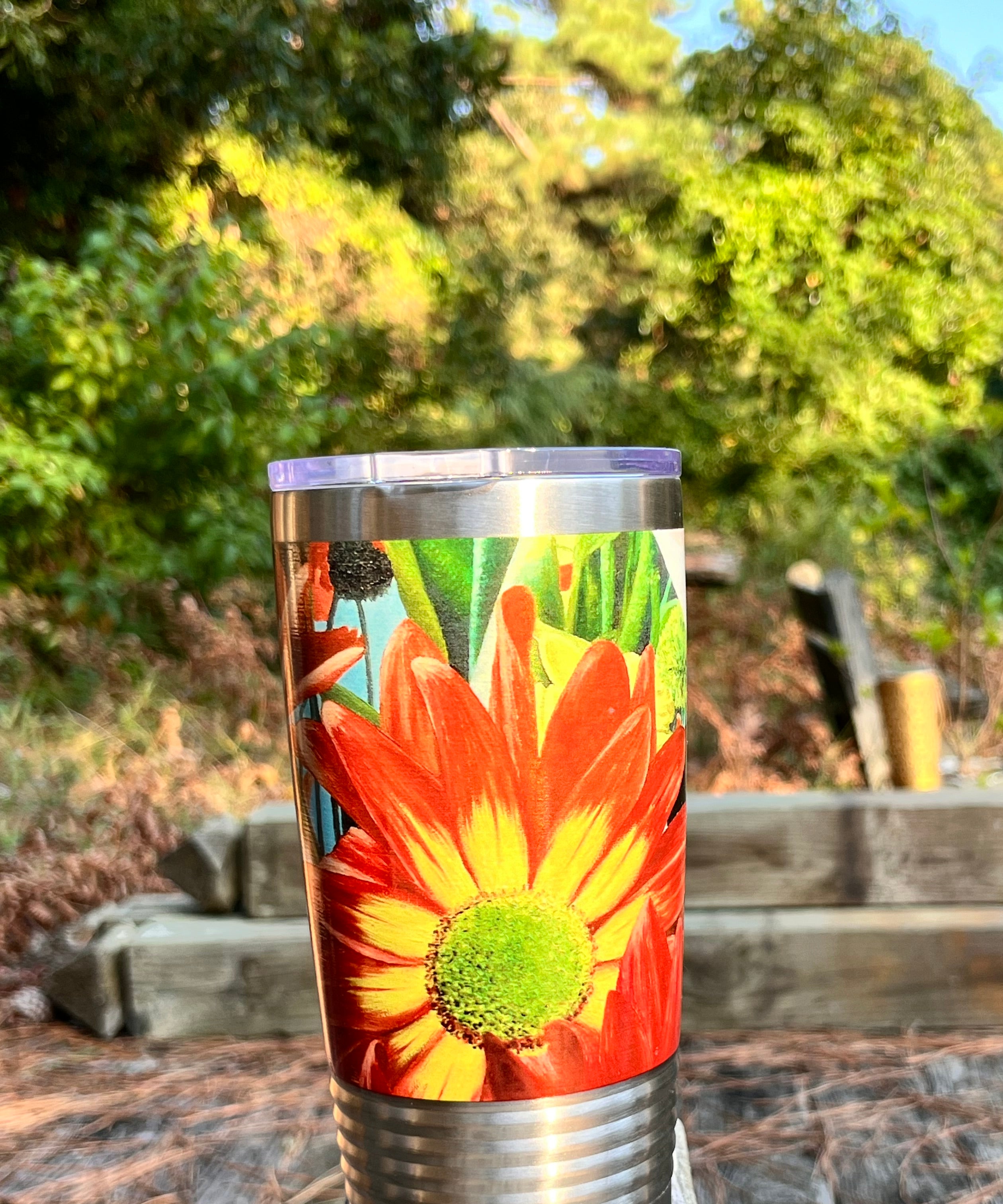 Bunch Of Flowers Ringneck Tumbler, 20oz